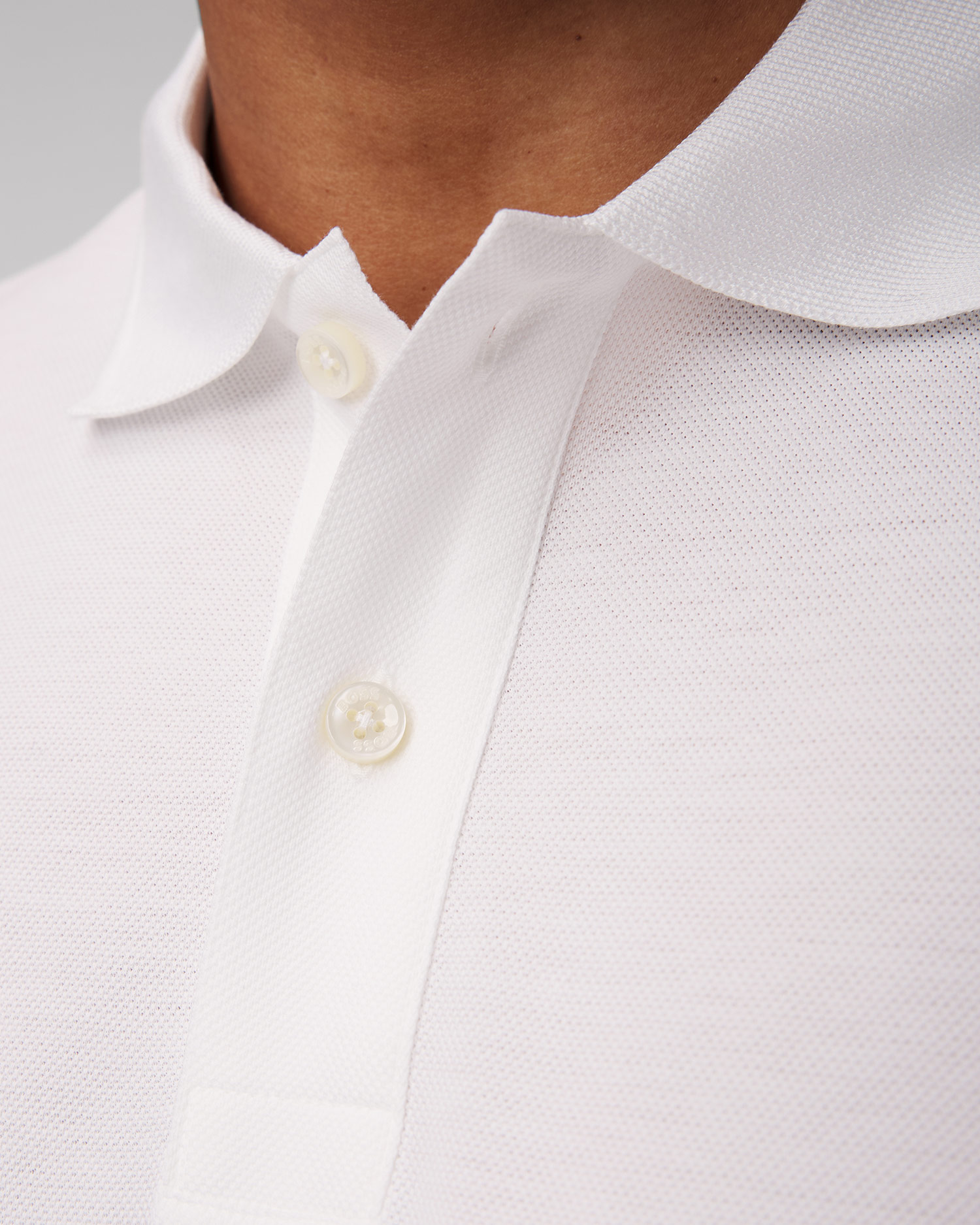 Polo blanc pour hommes Hugo Boss Parlay 