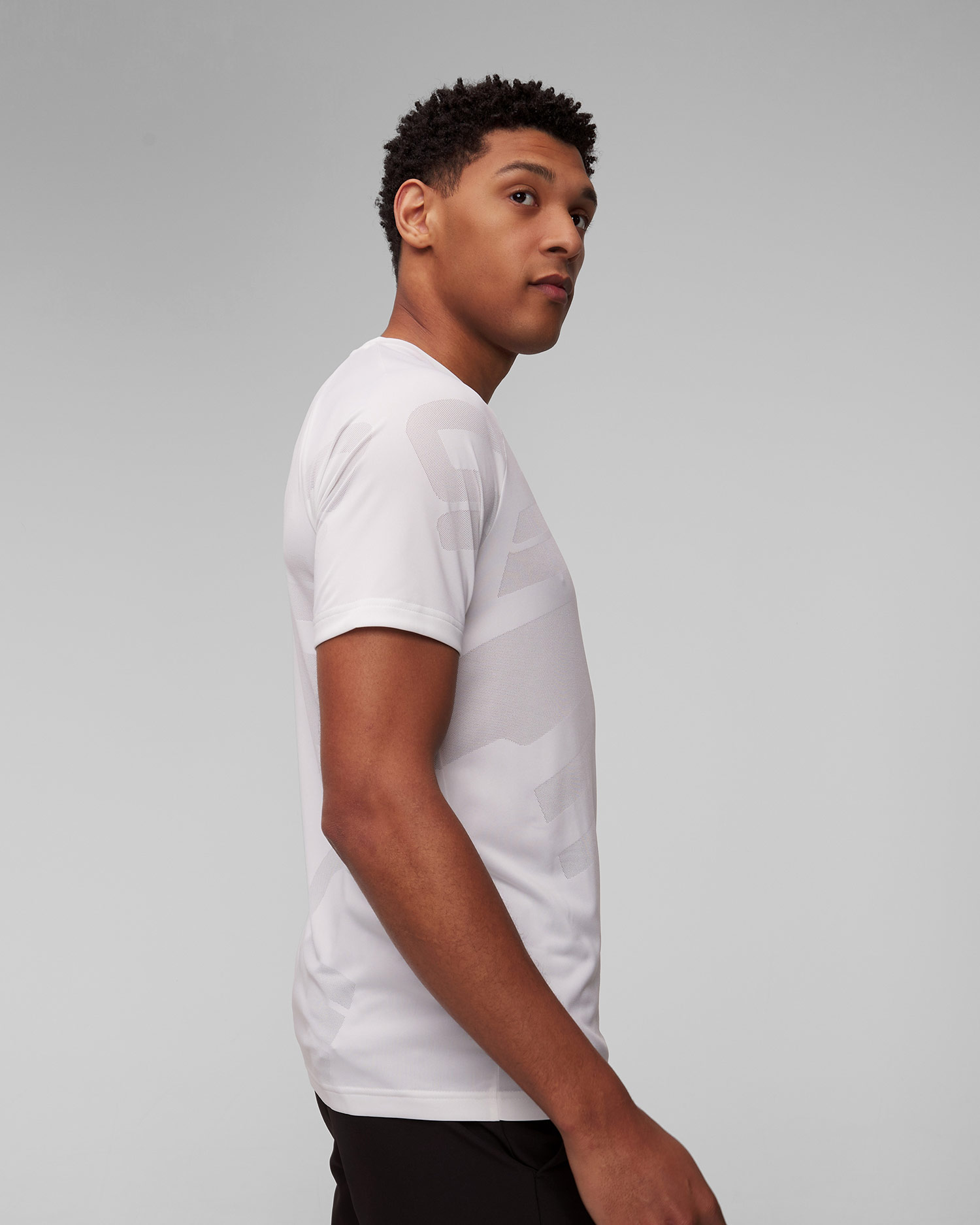 Biały T-shirt męski Hugo Boss Tariq