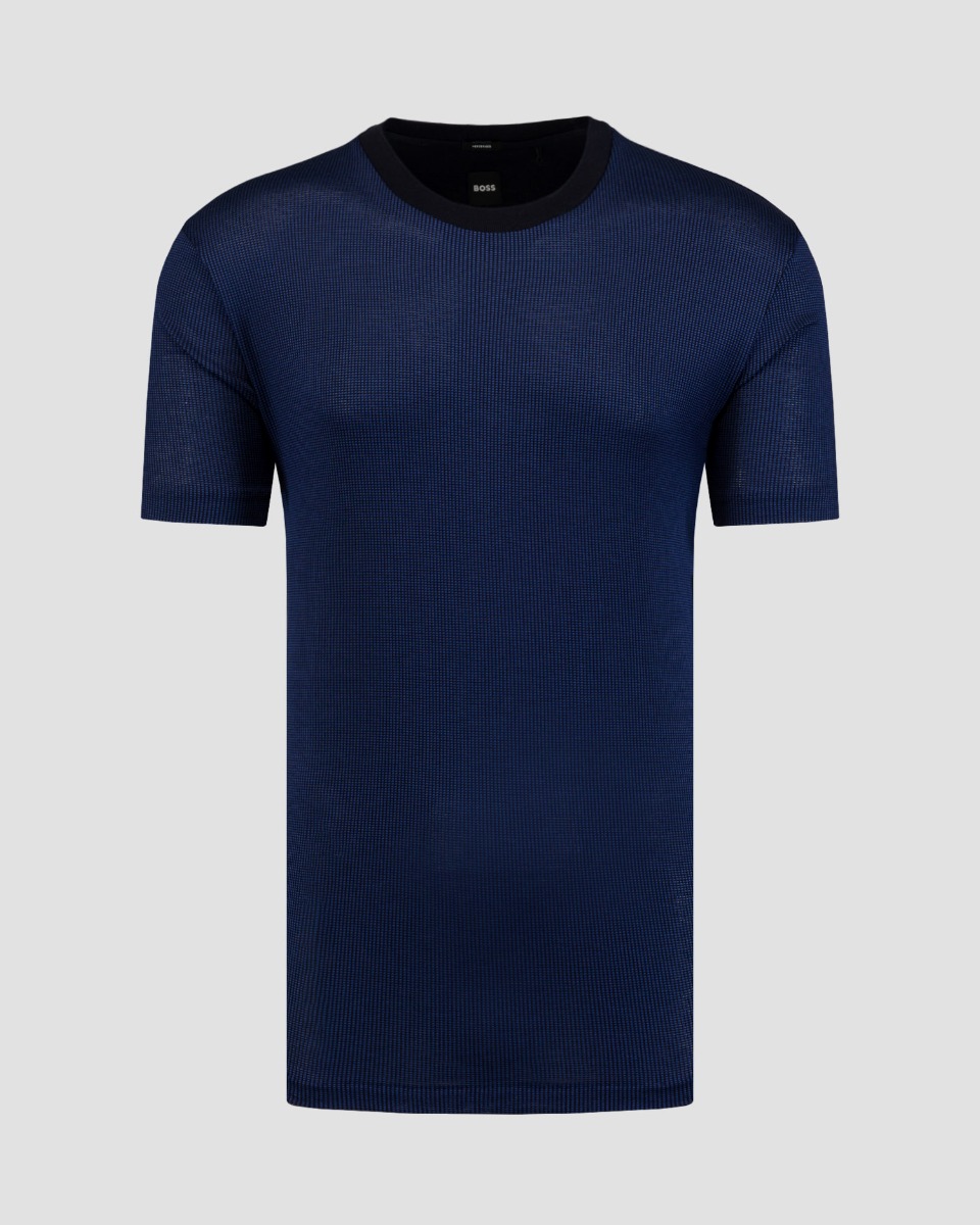 Men's navy blue T-shirt Hugo Boss H-Tiburt