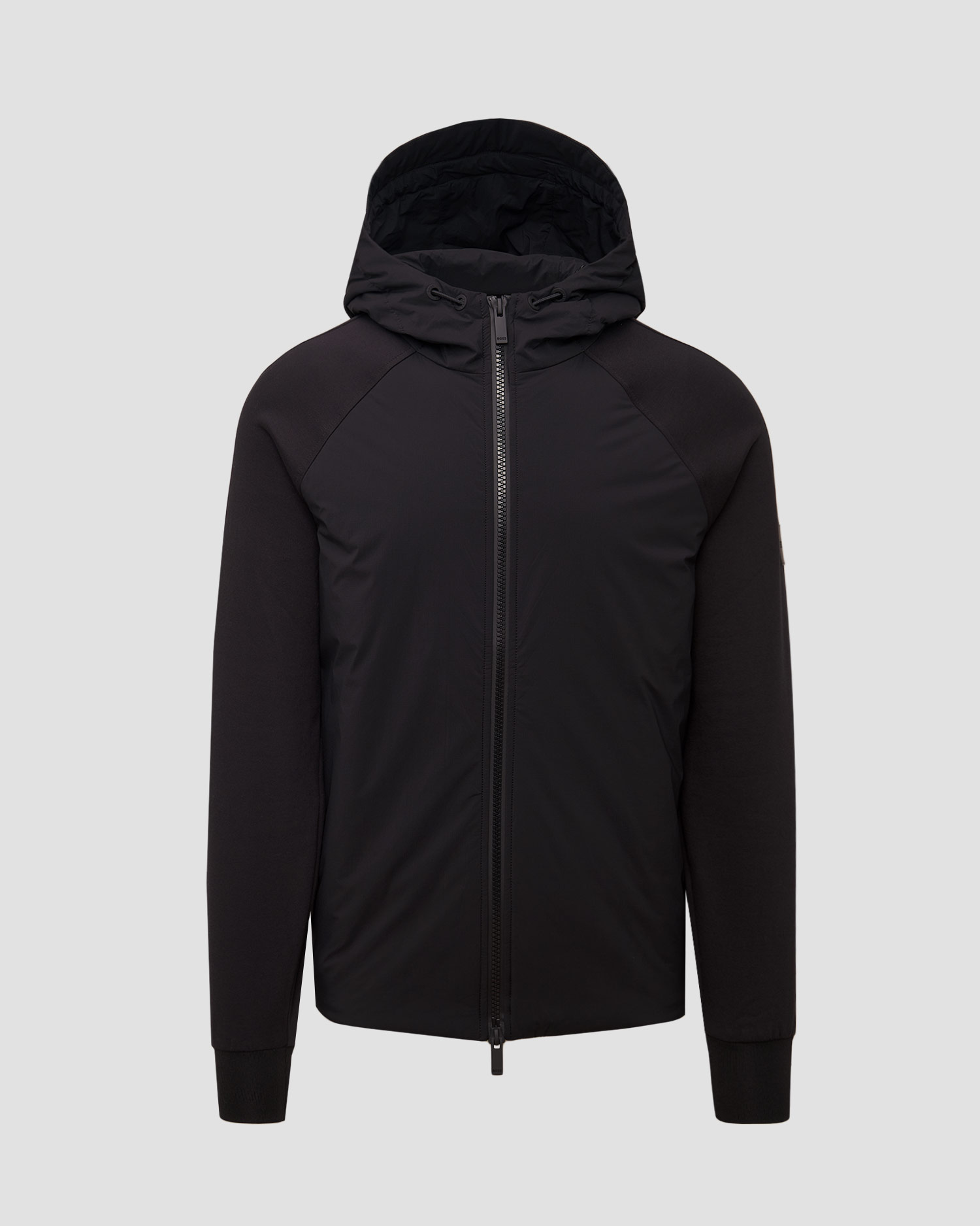 Men's black zip-up sweatshirt Hugo Boss P Steele