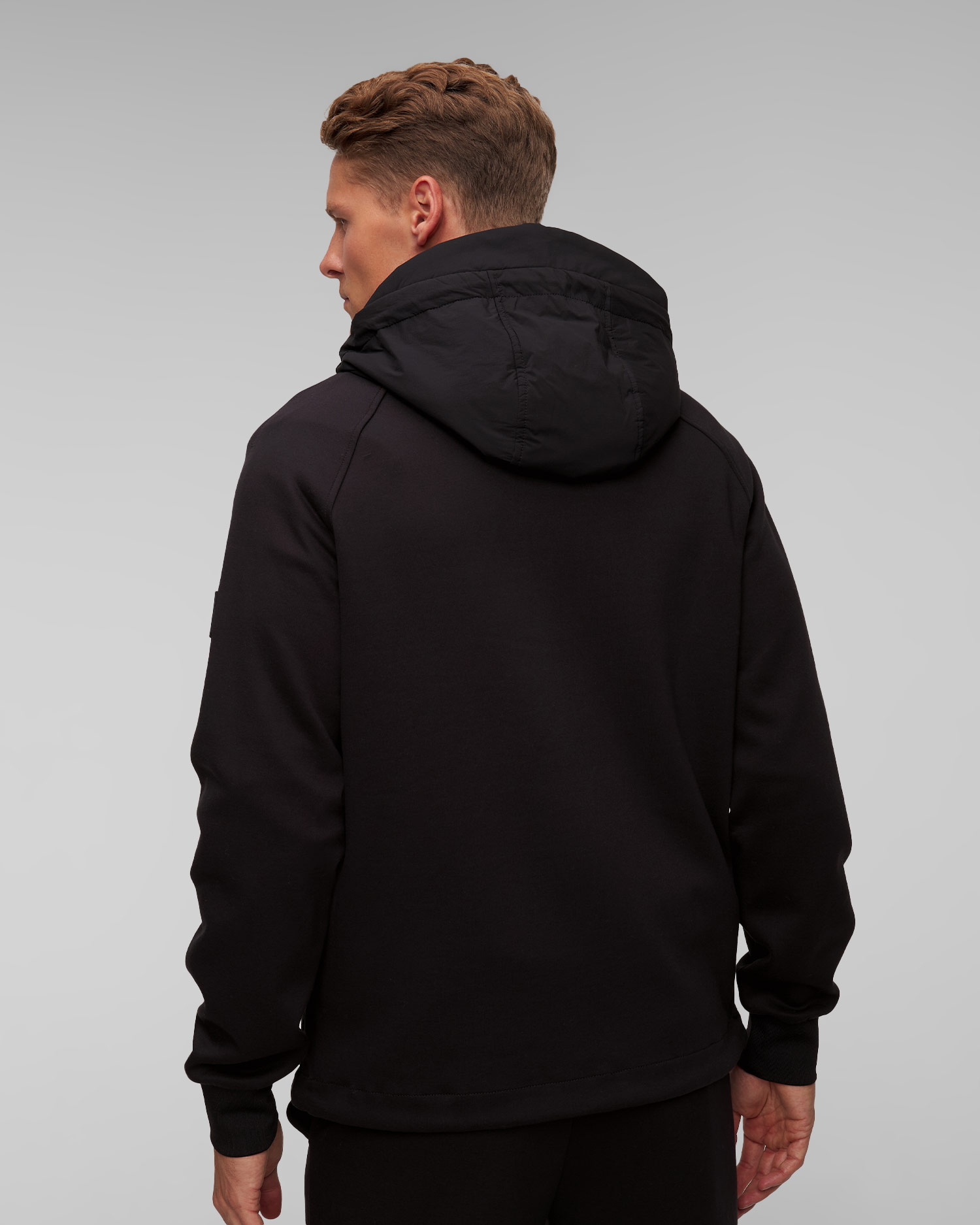 Men's black zip-up sweatshirt Hugo Boss P Steele