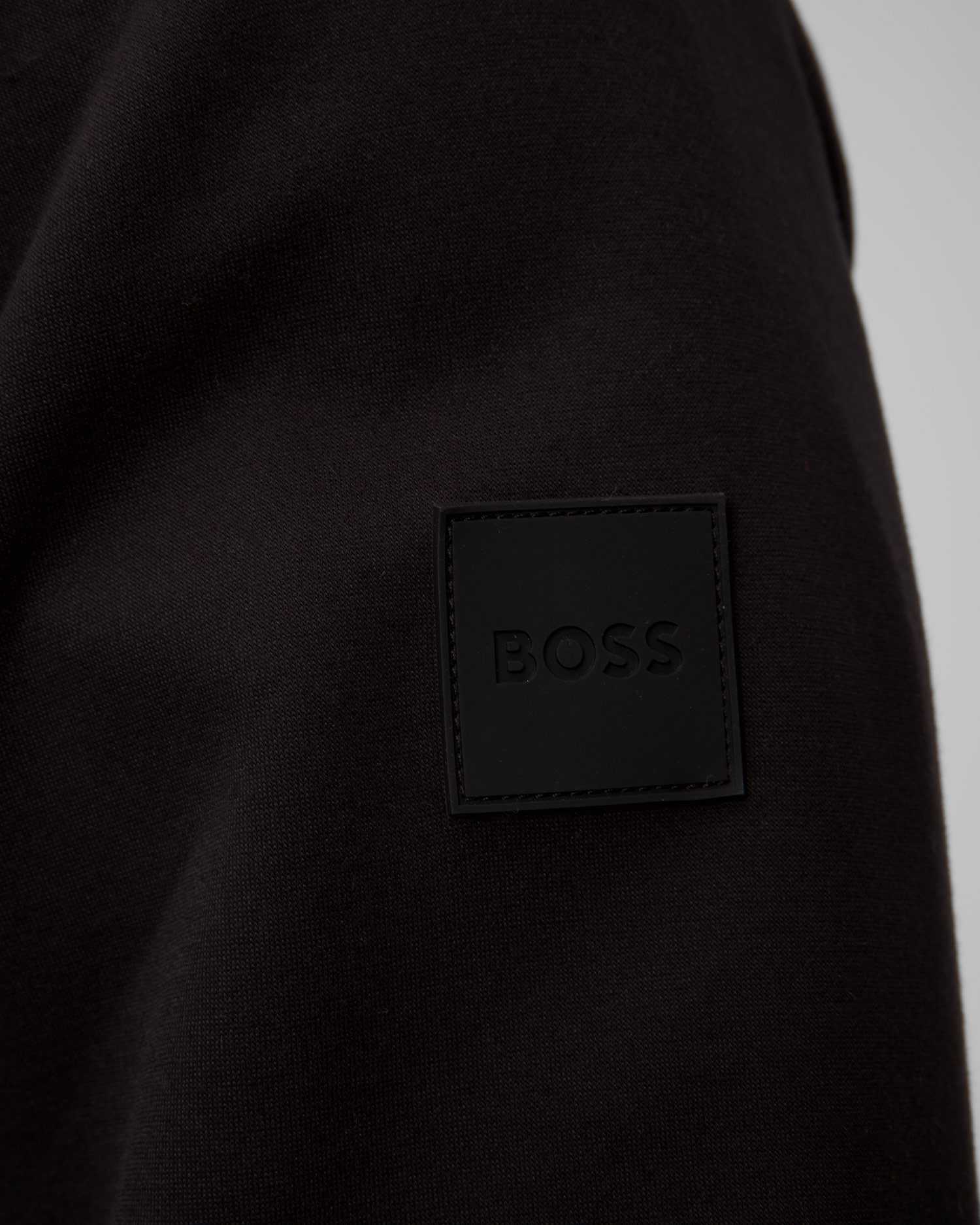 Men's black zip-up sweatshirt Hugo Boss P Steele