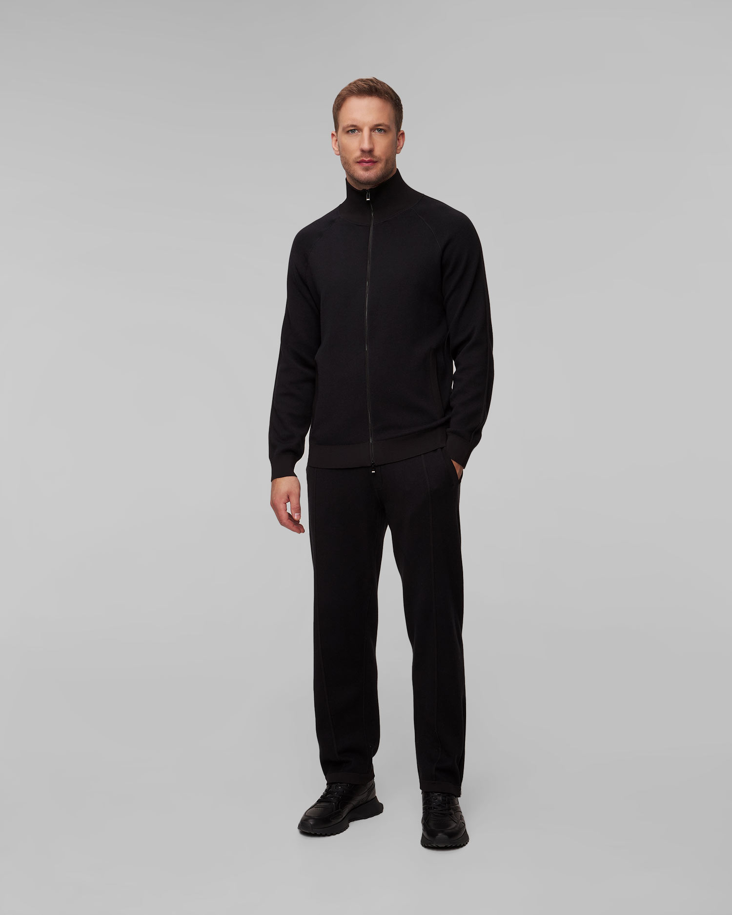 Men's black wool trousers Hugo Boss H Donetto