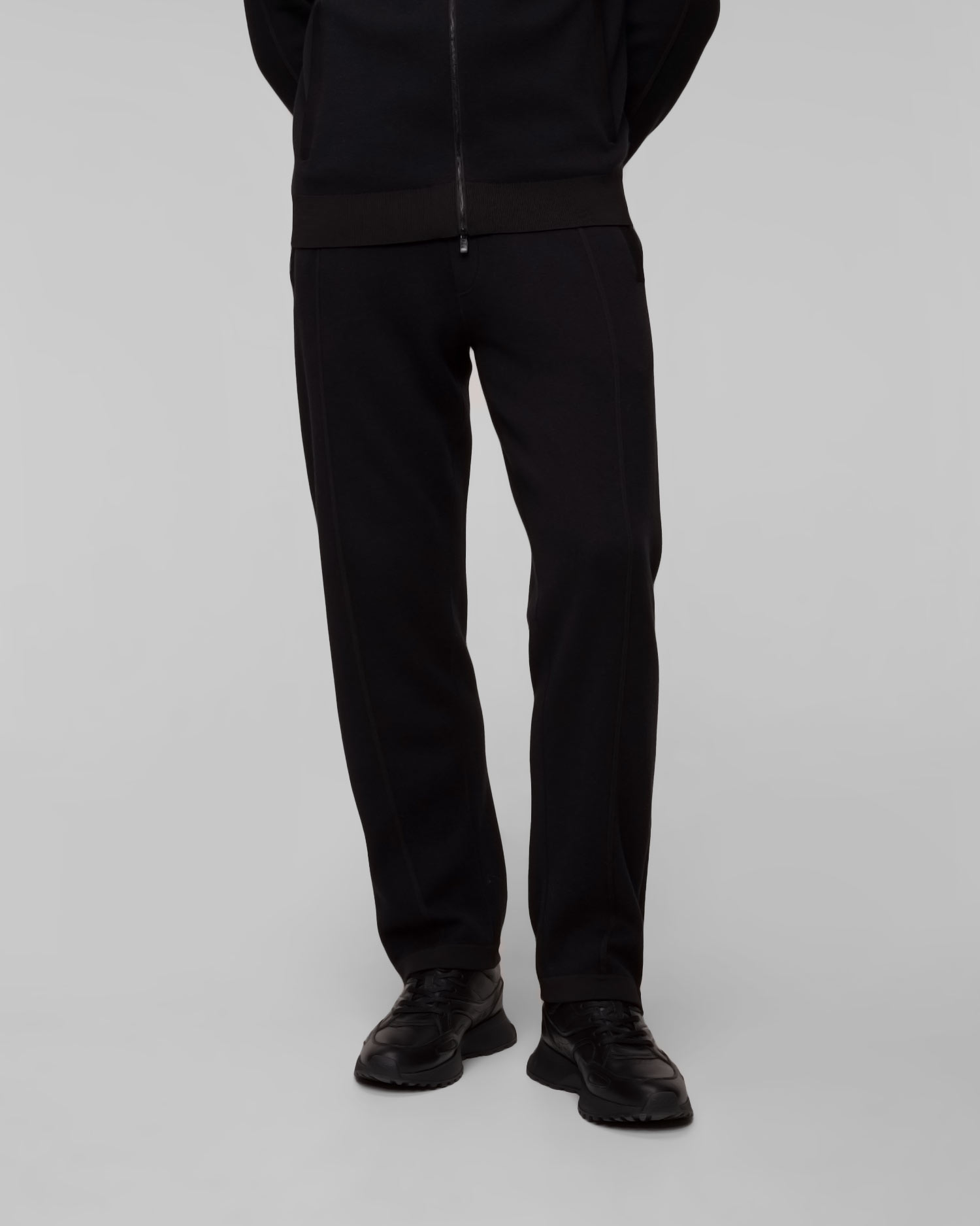 Men's black wool trousers Hugo Boss H Donetto