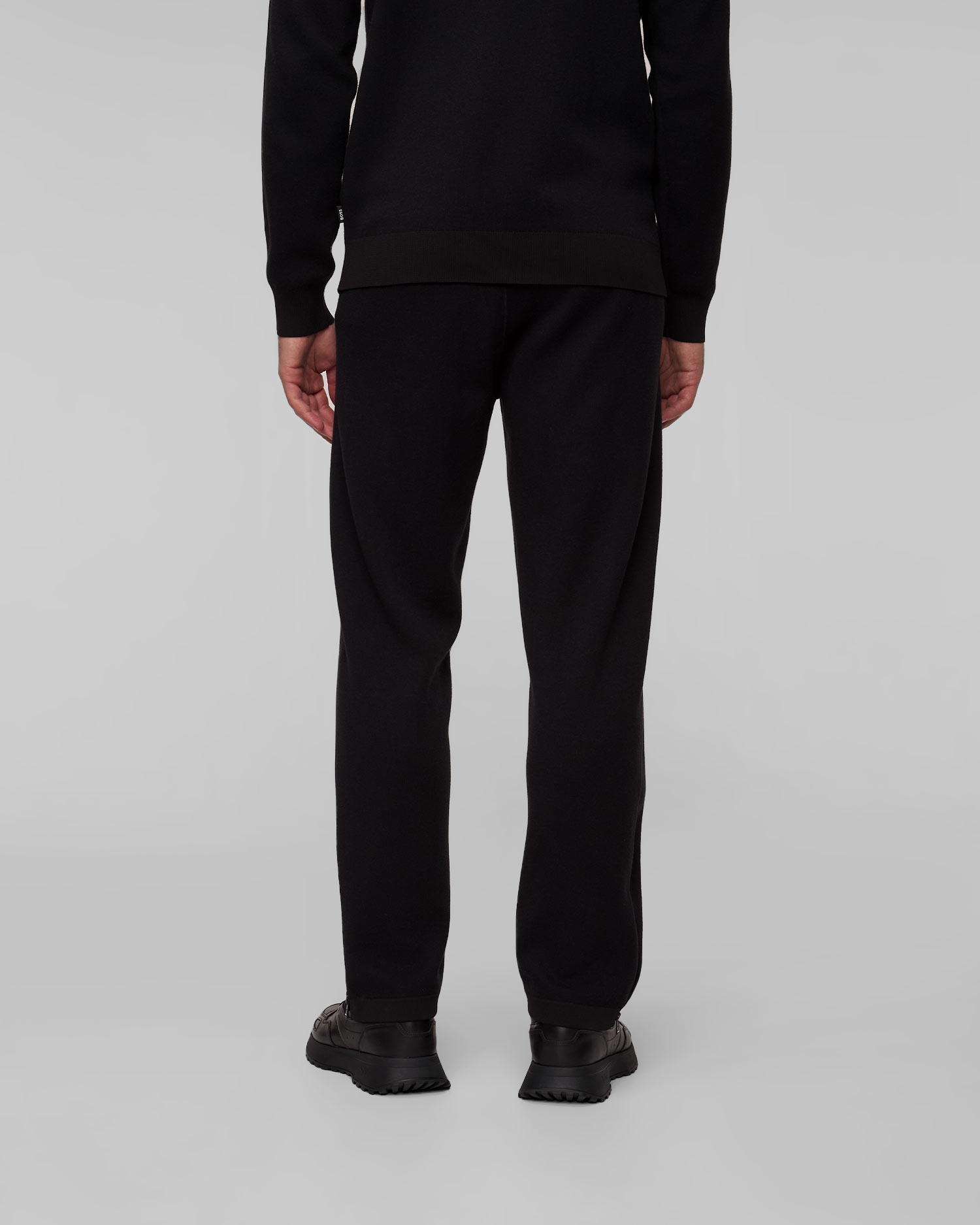 Men's black wool trousers Hugo Boss H Donetto