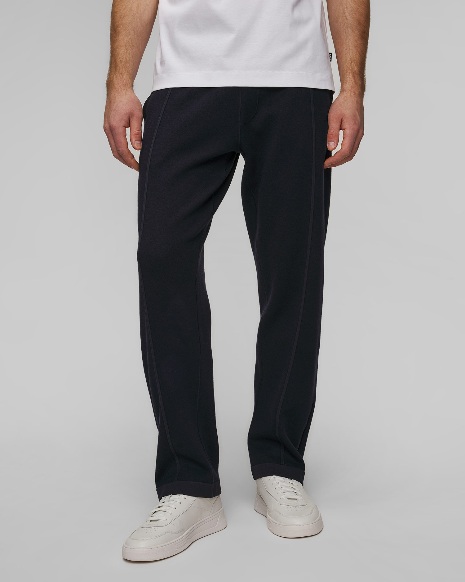 Men's woollen trousers Hugo Boss H-Donetto, Color/Pattern: Granatowy