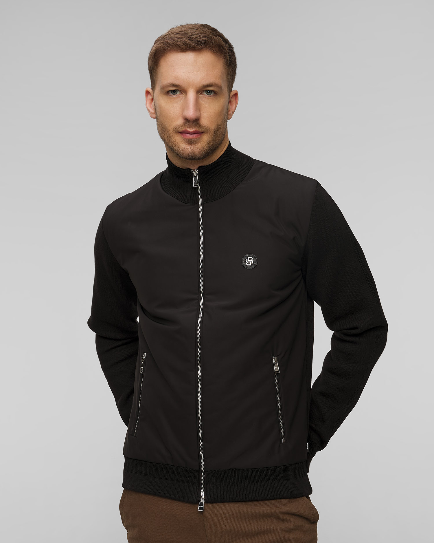 Men's navy blue sweatshirt Hugo Boss C-Darmando