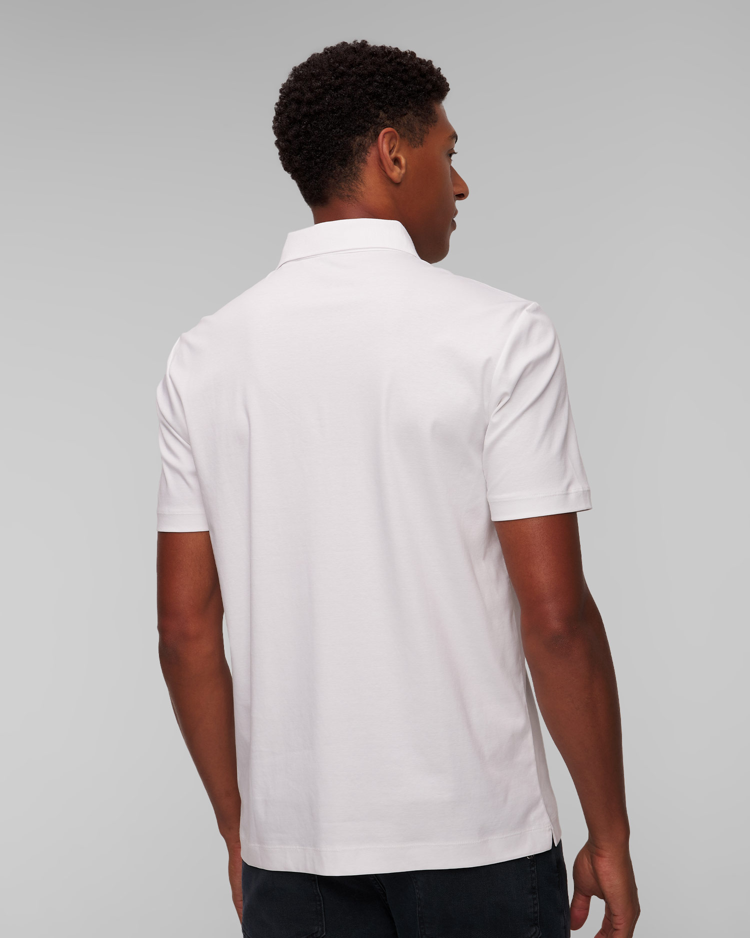 Bílé pánské polo Hugo Boss C-Parris