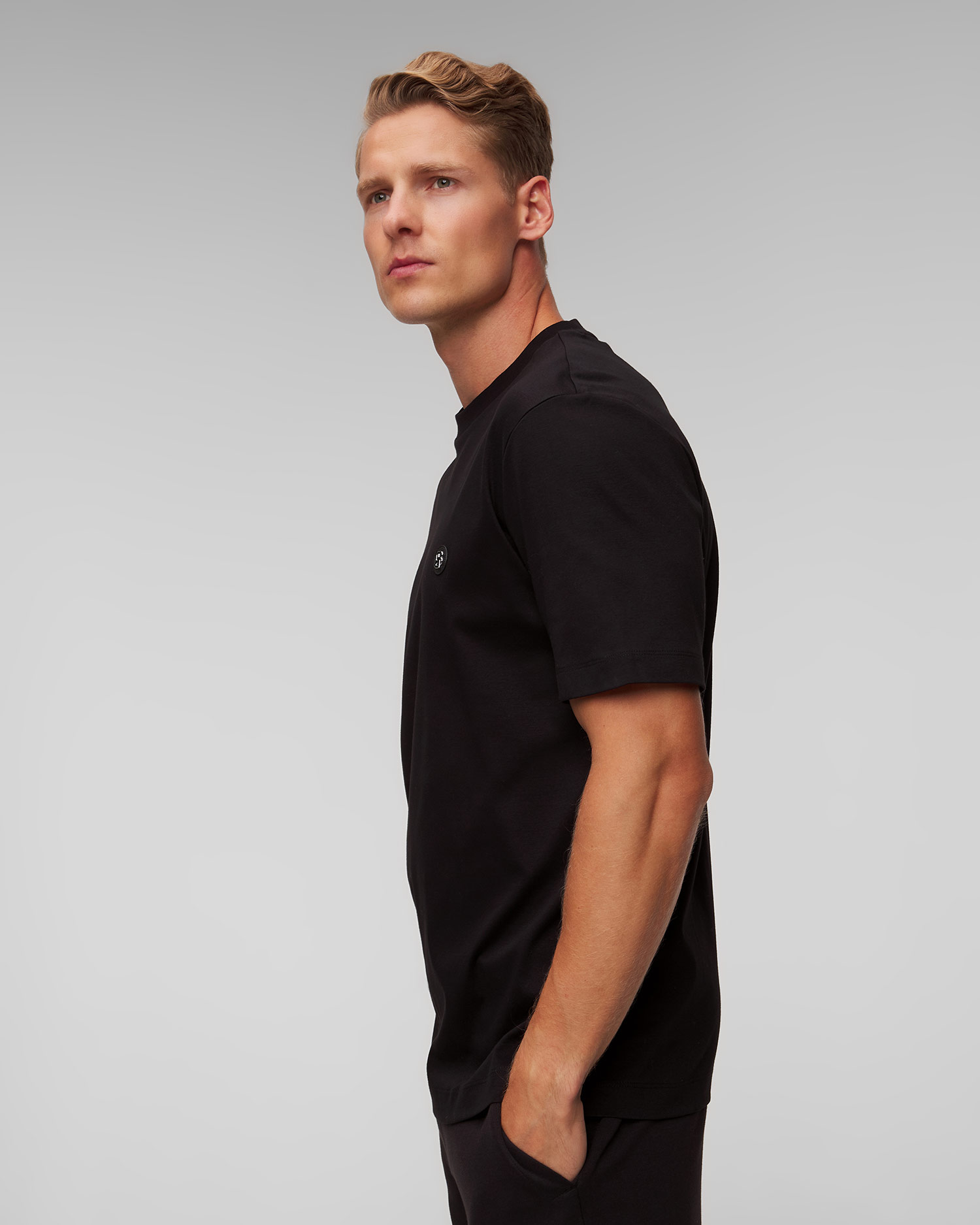 Tricou negru pentru bărbați Hugo Boss C-Taut