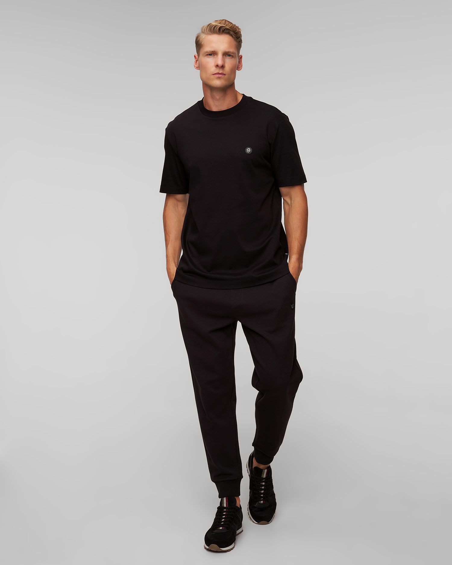 Tricou negru pentru bărbați Hugo Boss C-Taut