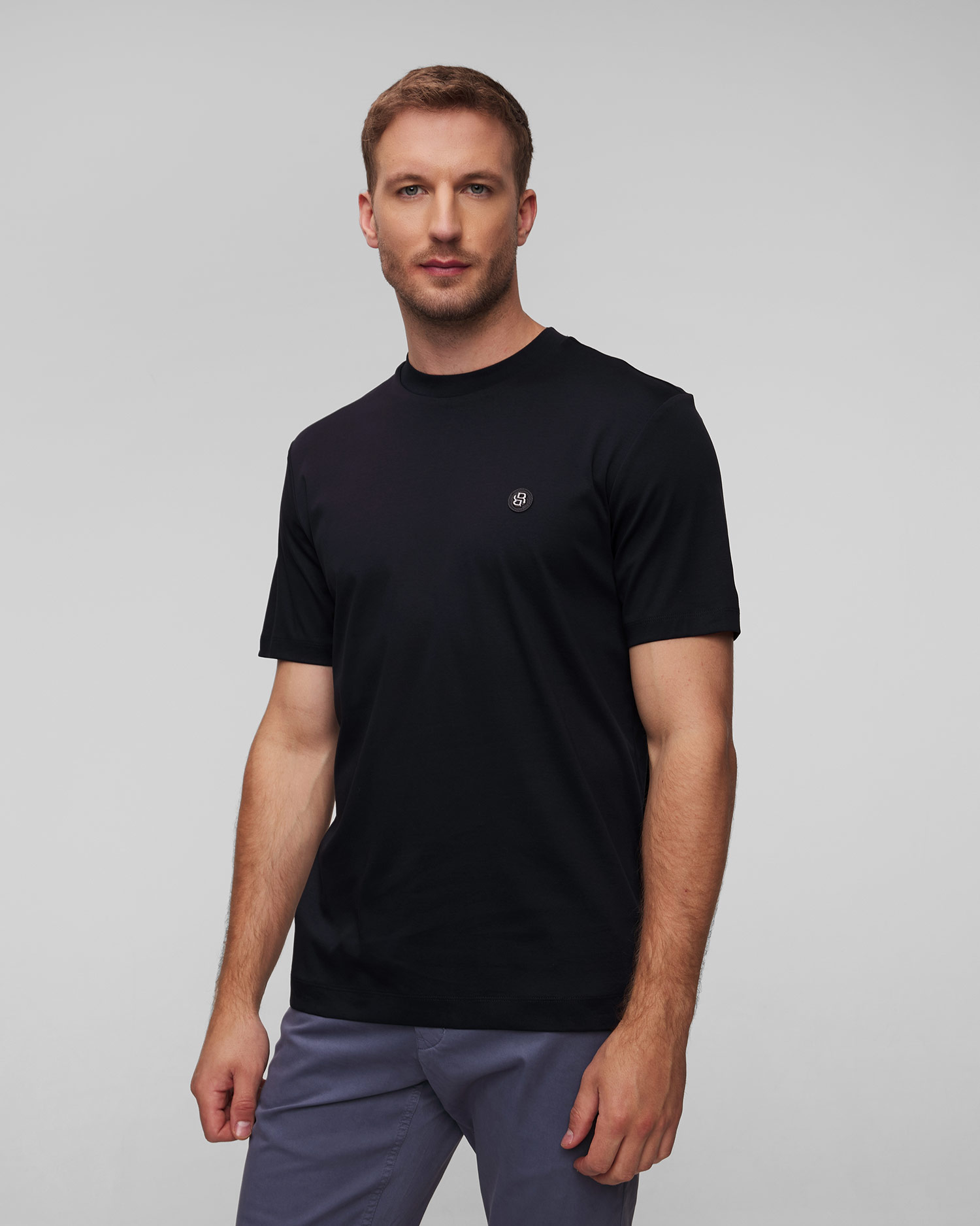 Tricou bleumarin pentru bărbați Hugo Boss C-Taut