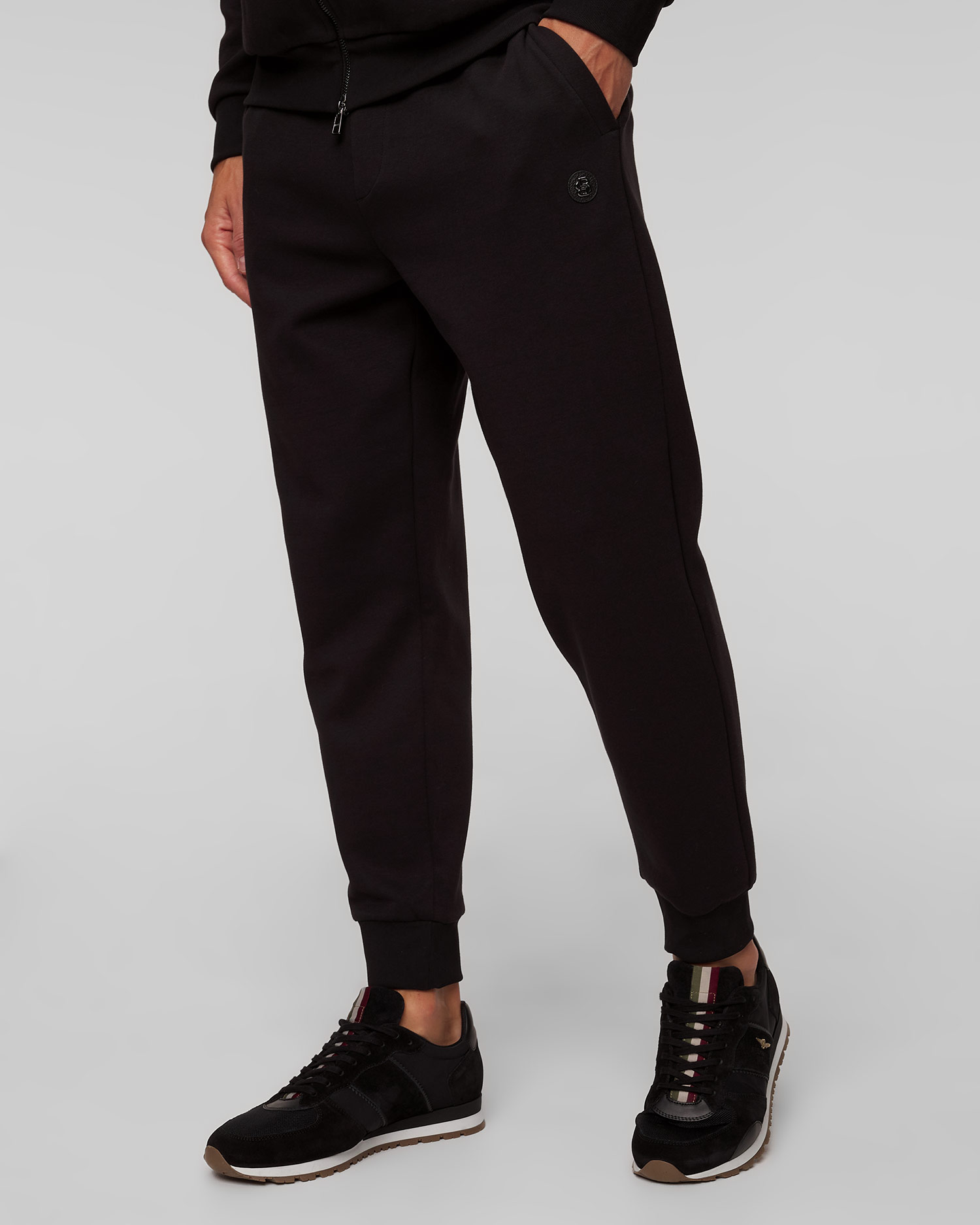 Pantaloni de trening negri pentru bărbați Hugo Boss C-Locsin