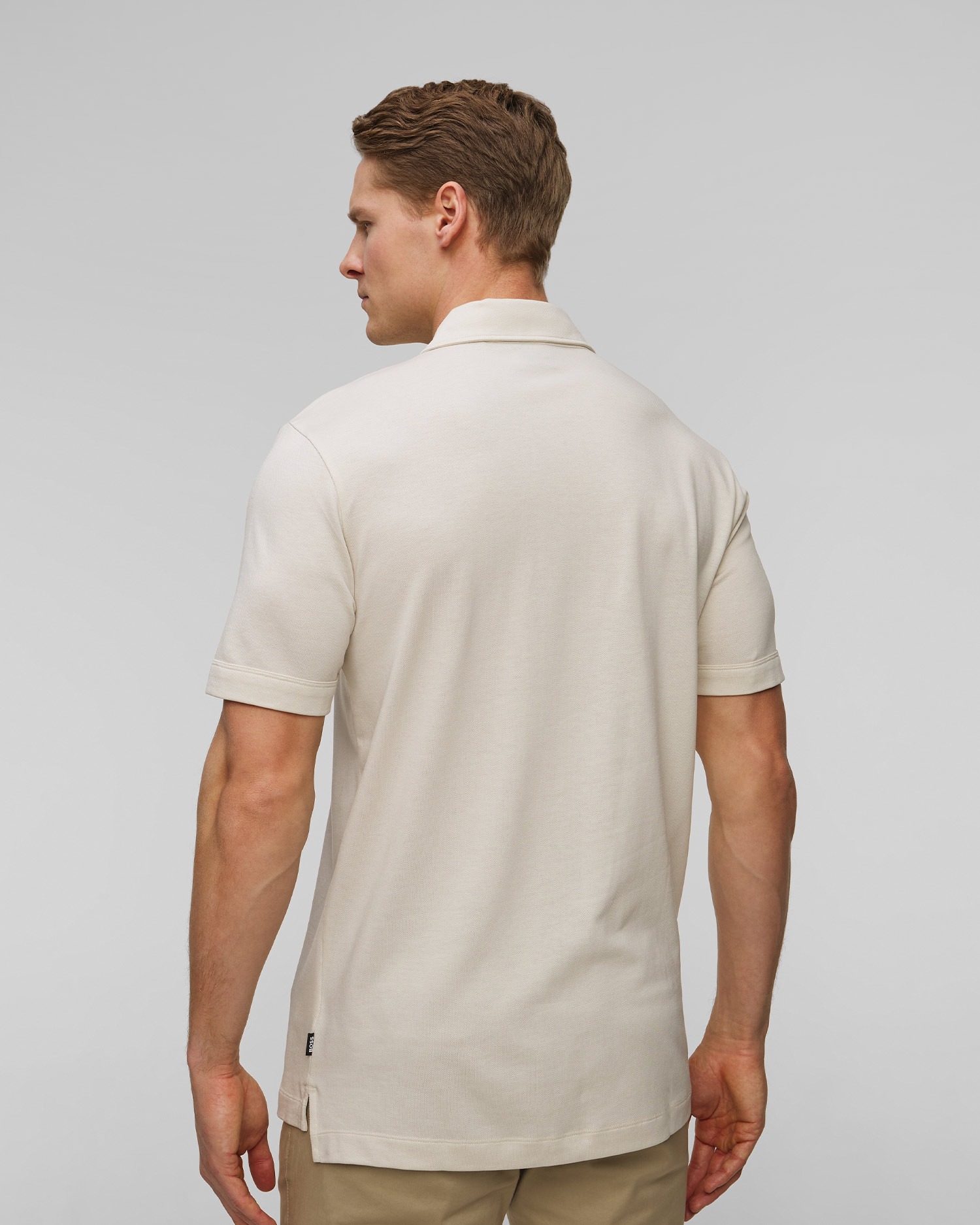 Pánské béžové polo Hugo Boss H-Press