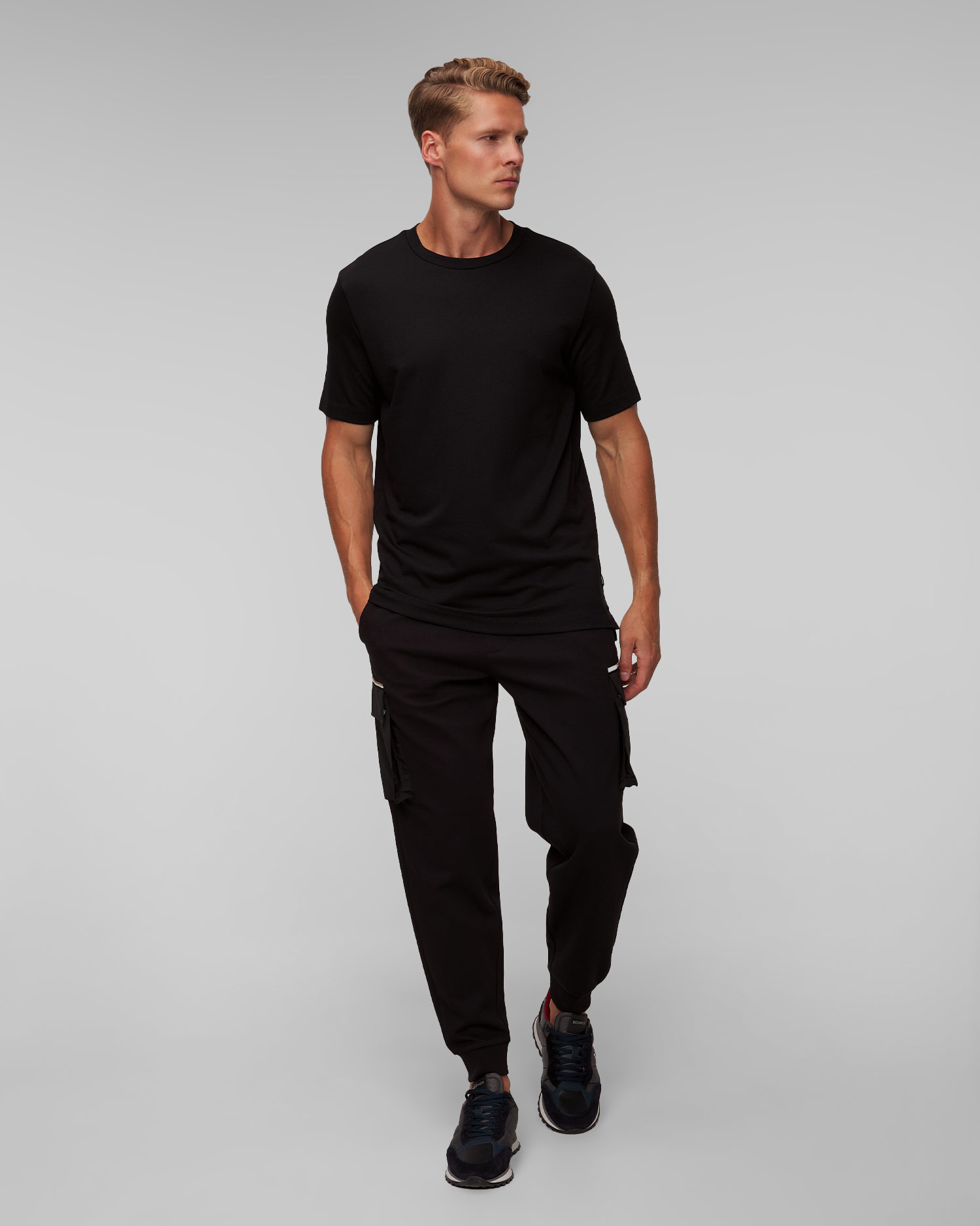 Men’s black T-shirt Hugo Boss H-Thompson