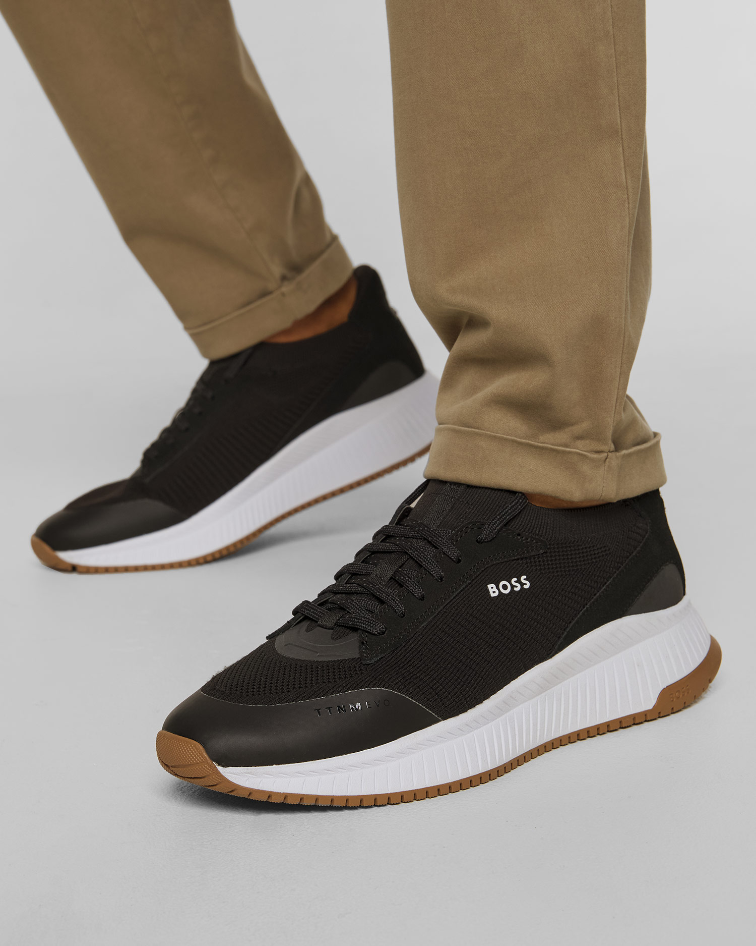 Pánské černé boty Hugo Boss TTNM EVO