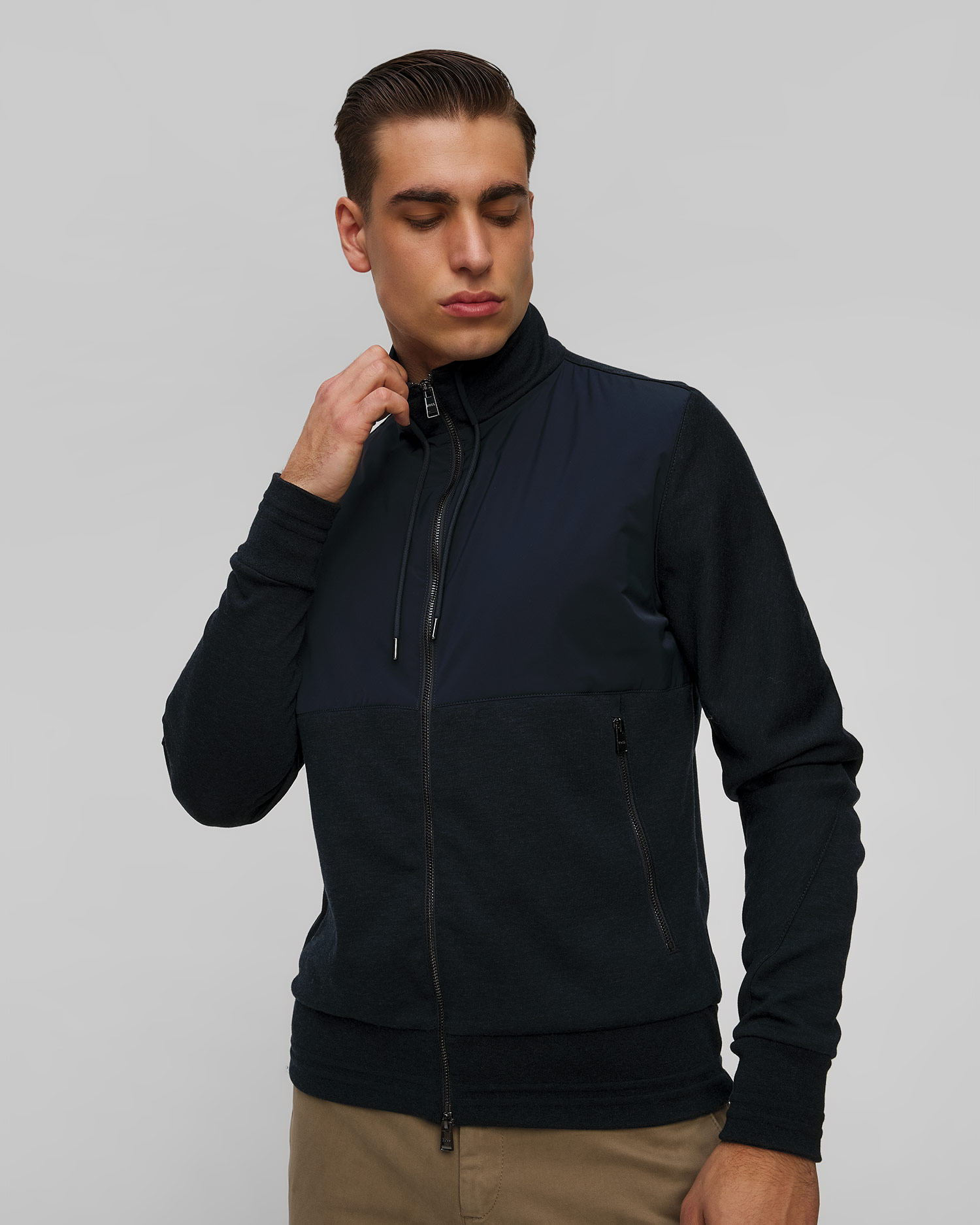 Men's navy blue sweatshirt Hugo Boss P-Shepherd