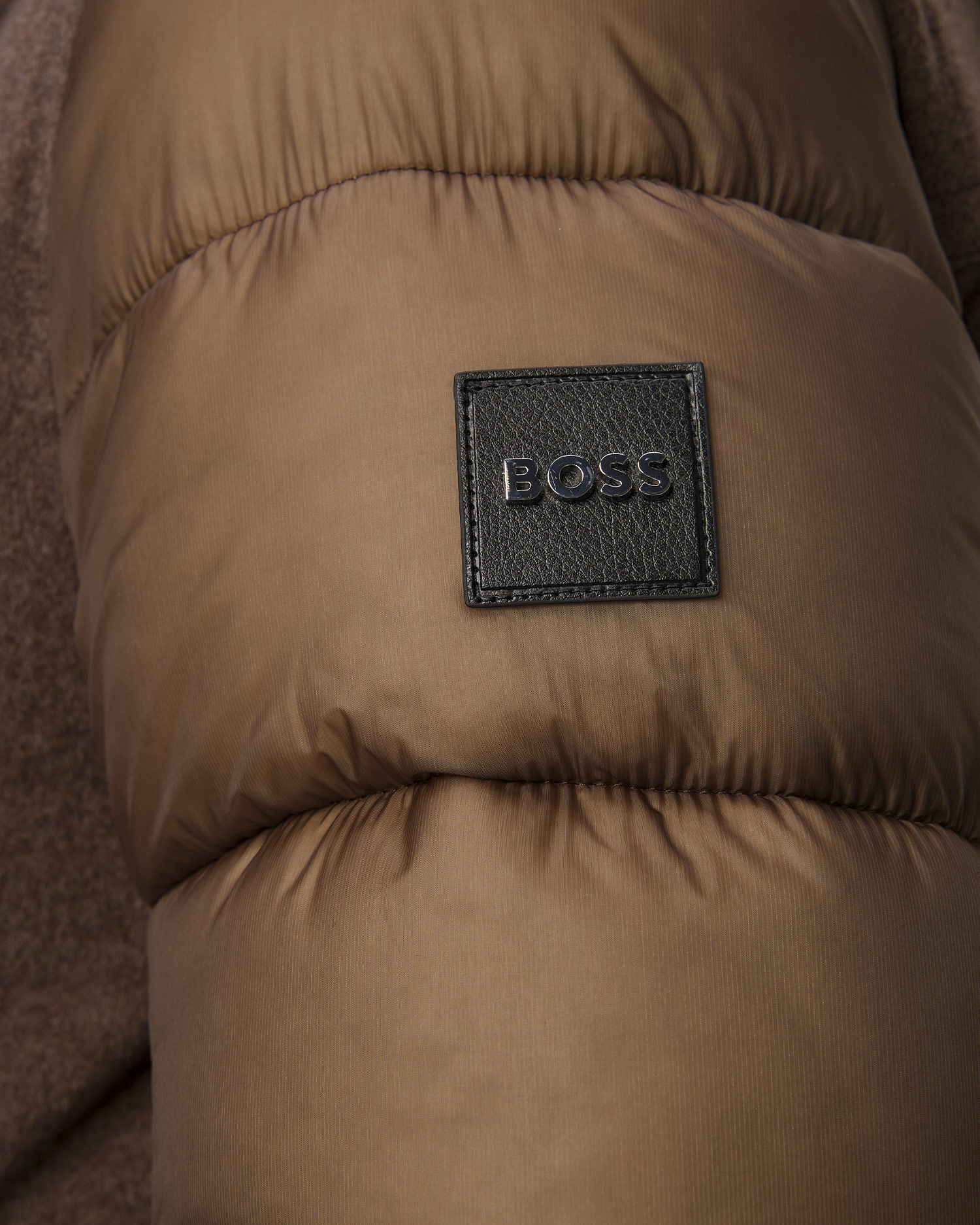 Giacca marrone in lana da uomo Hugo Boss C-Corradeo