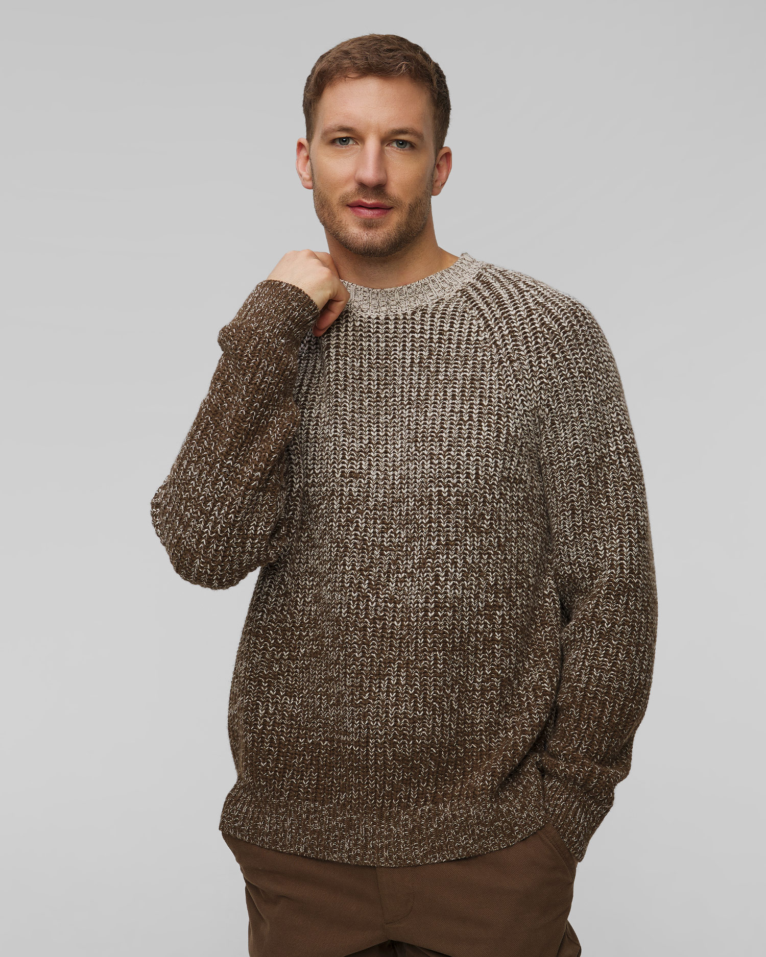 Pánsky vlnený sveter Hugo Boss H-Ezrano