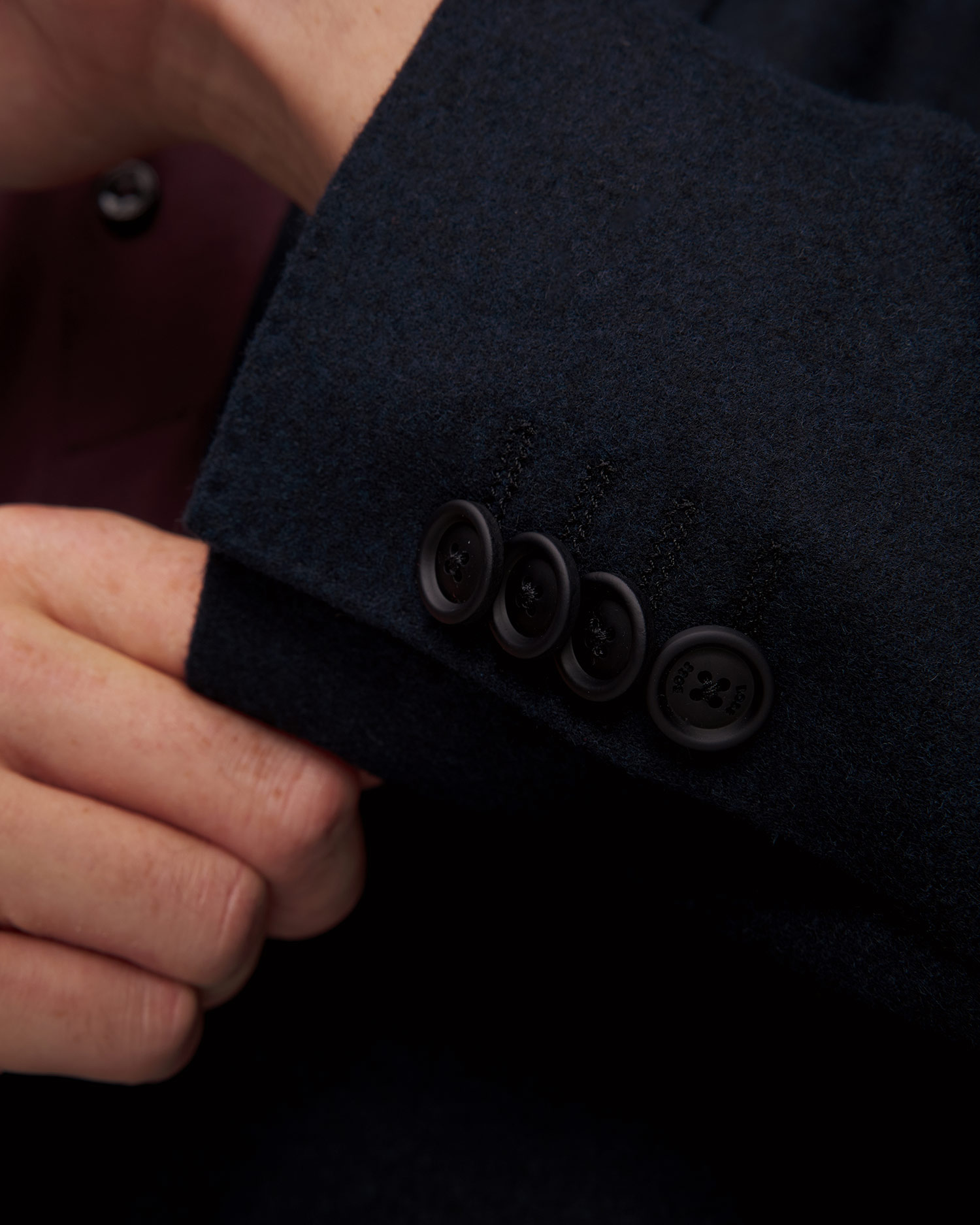 Blazer en laine bleu marine pour hommes Hugo Boss P Hanry