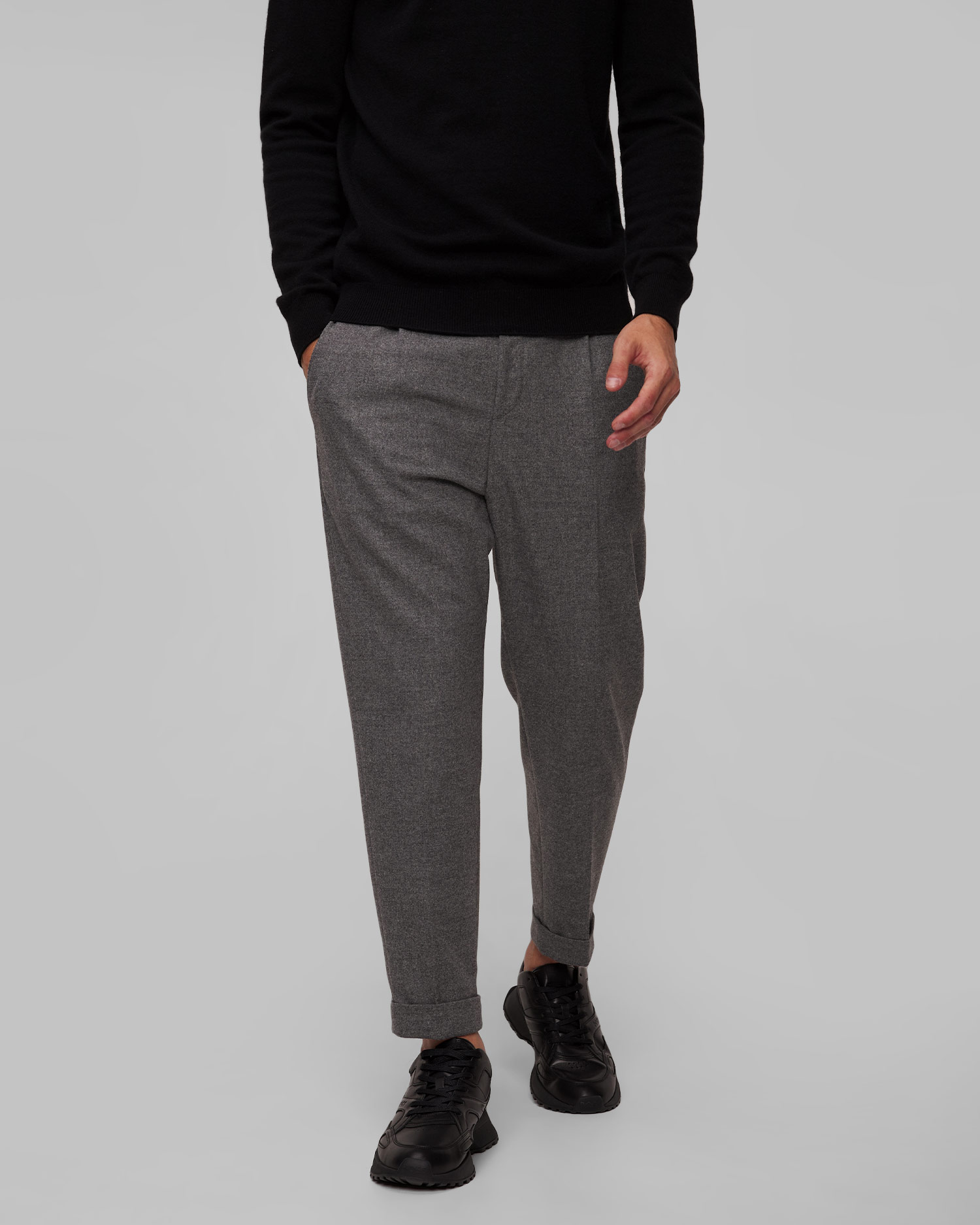 Pantalon en laine pour hommes Hugo Boss P-Prian 