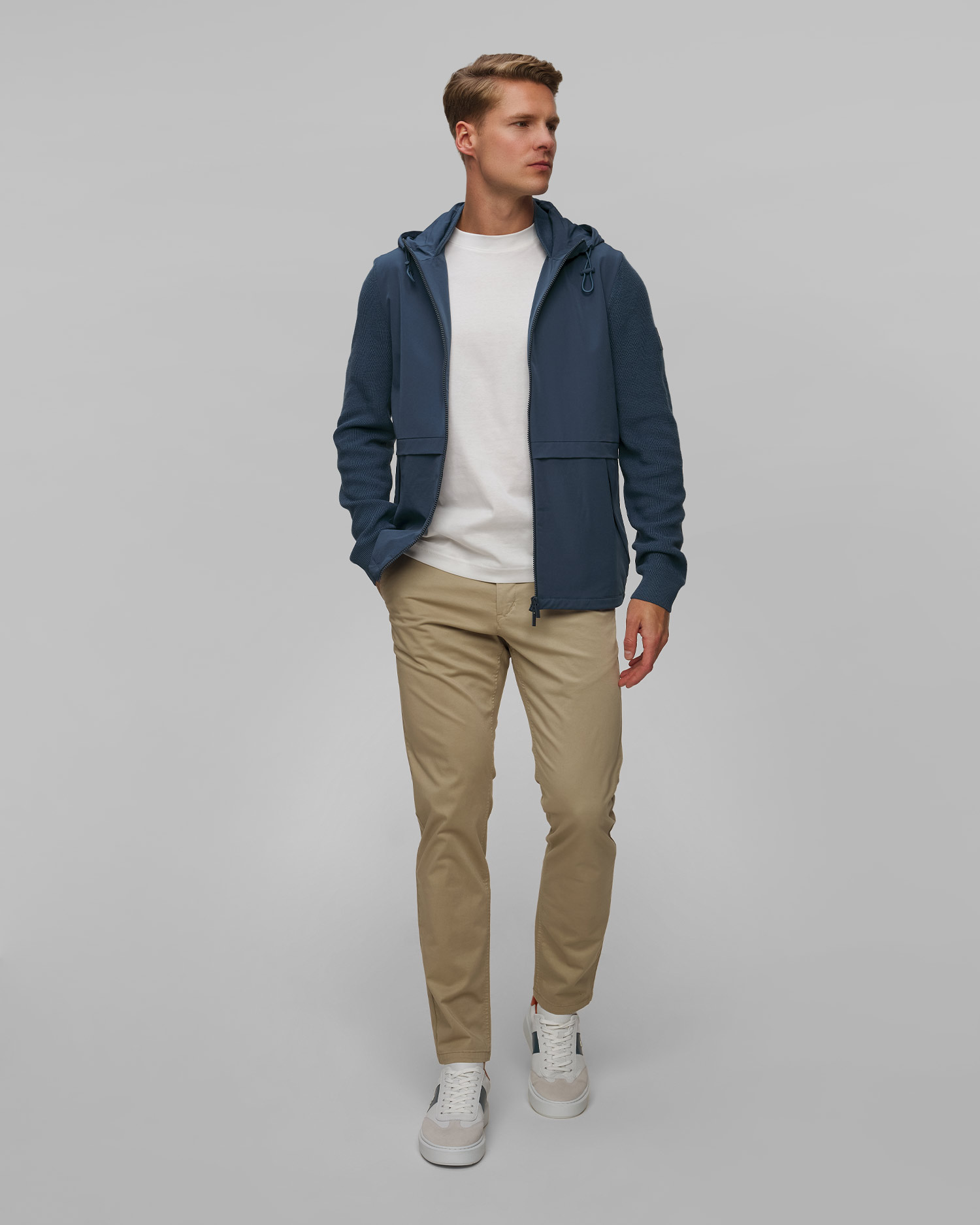 Pánska vlnená hybridná softshellová bunda Hugo Boss P-Brian