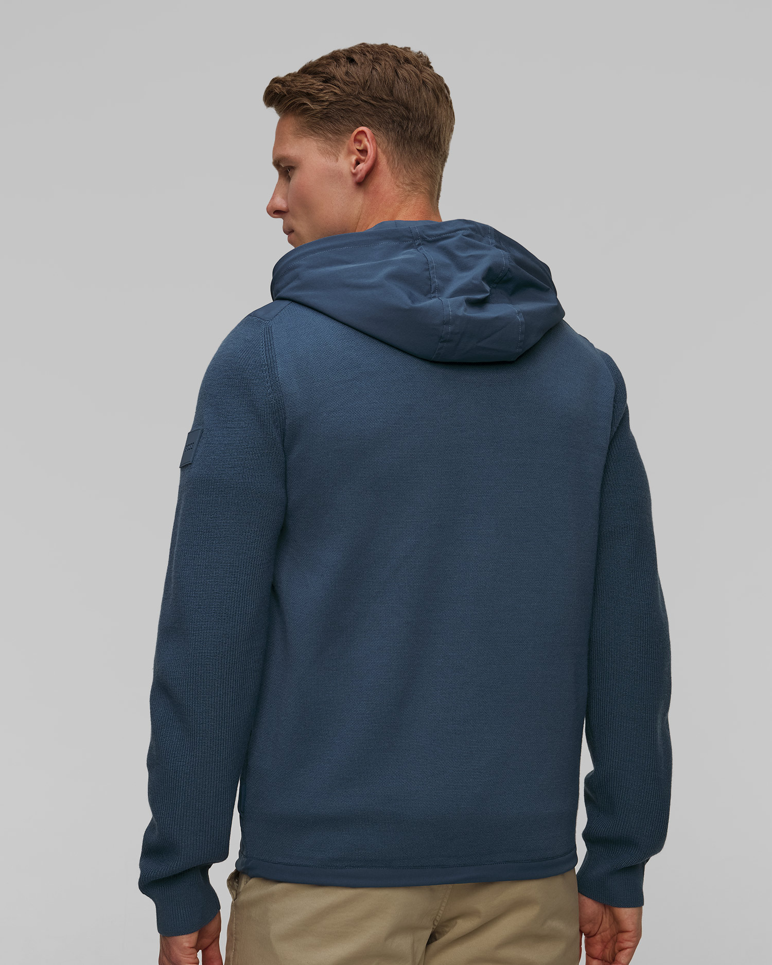 Pánska vlnená hybridná softshellová bunda Hugo Boss P-Brian