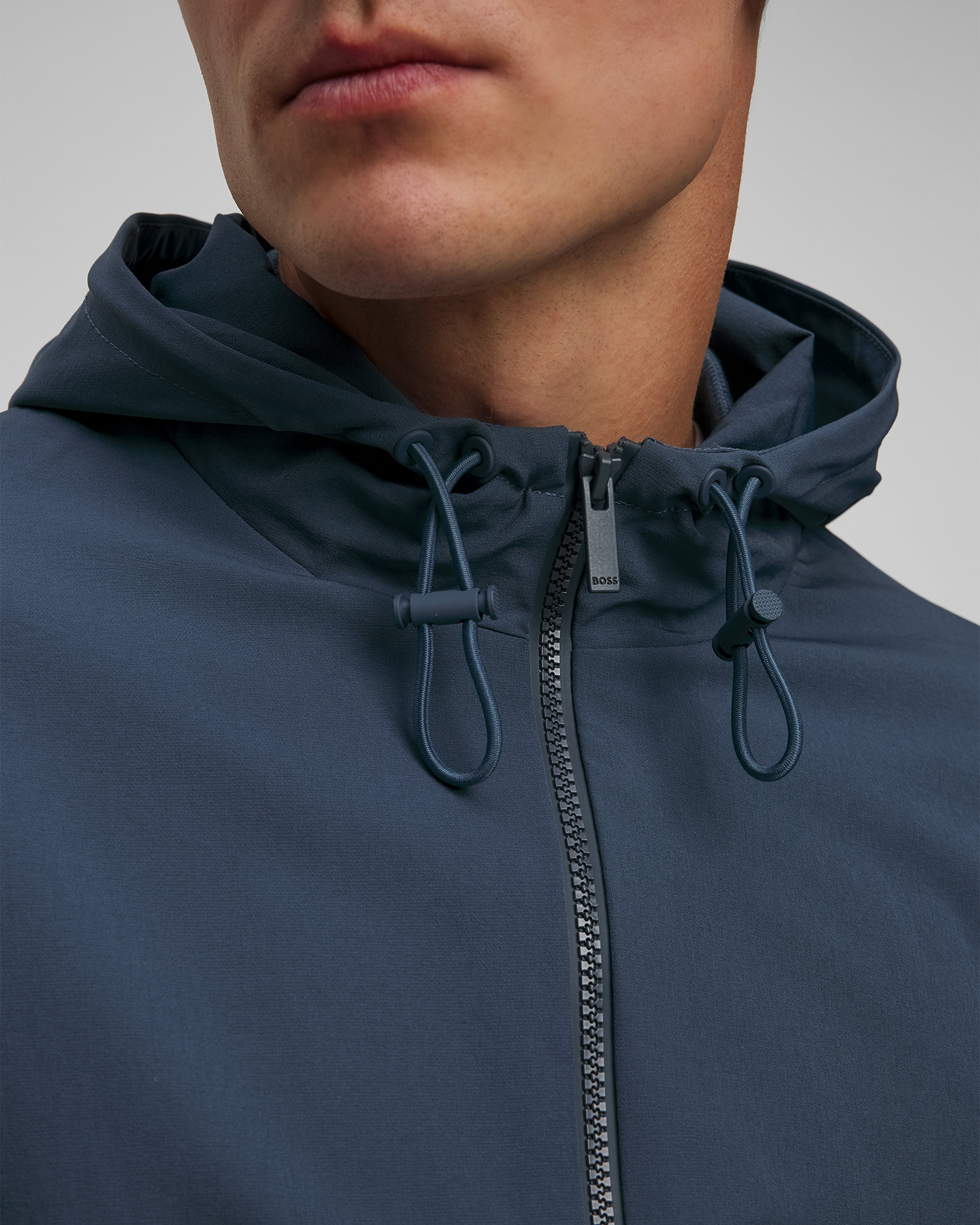 Pánska vlnená hybridná softshellová bunda Hugo Boss P-Brian