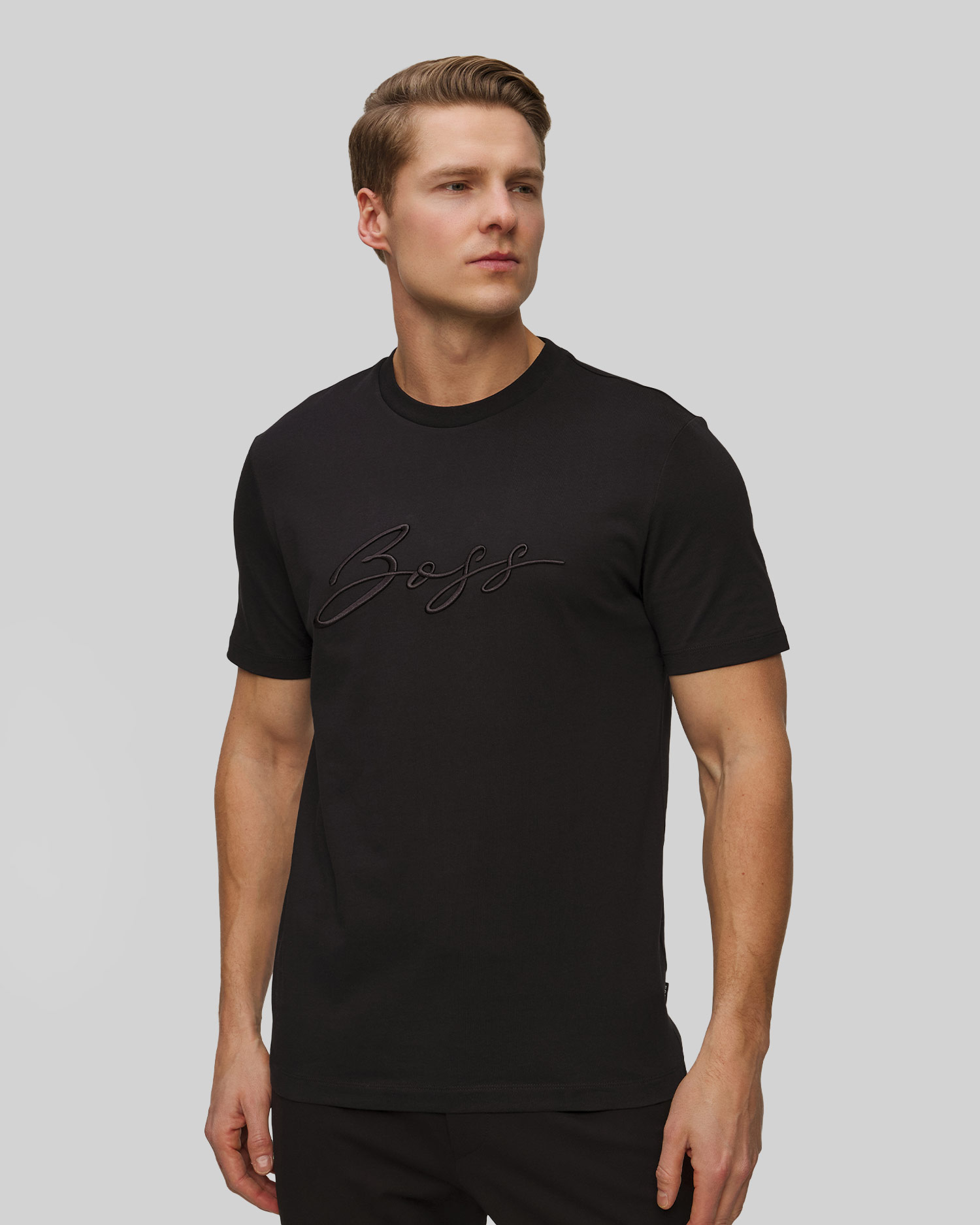 Men’s black T-shirt Hugo Boss C-Thompson