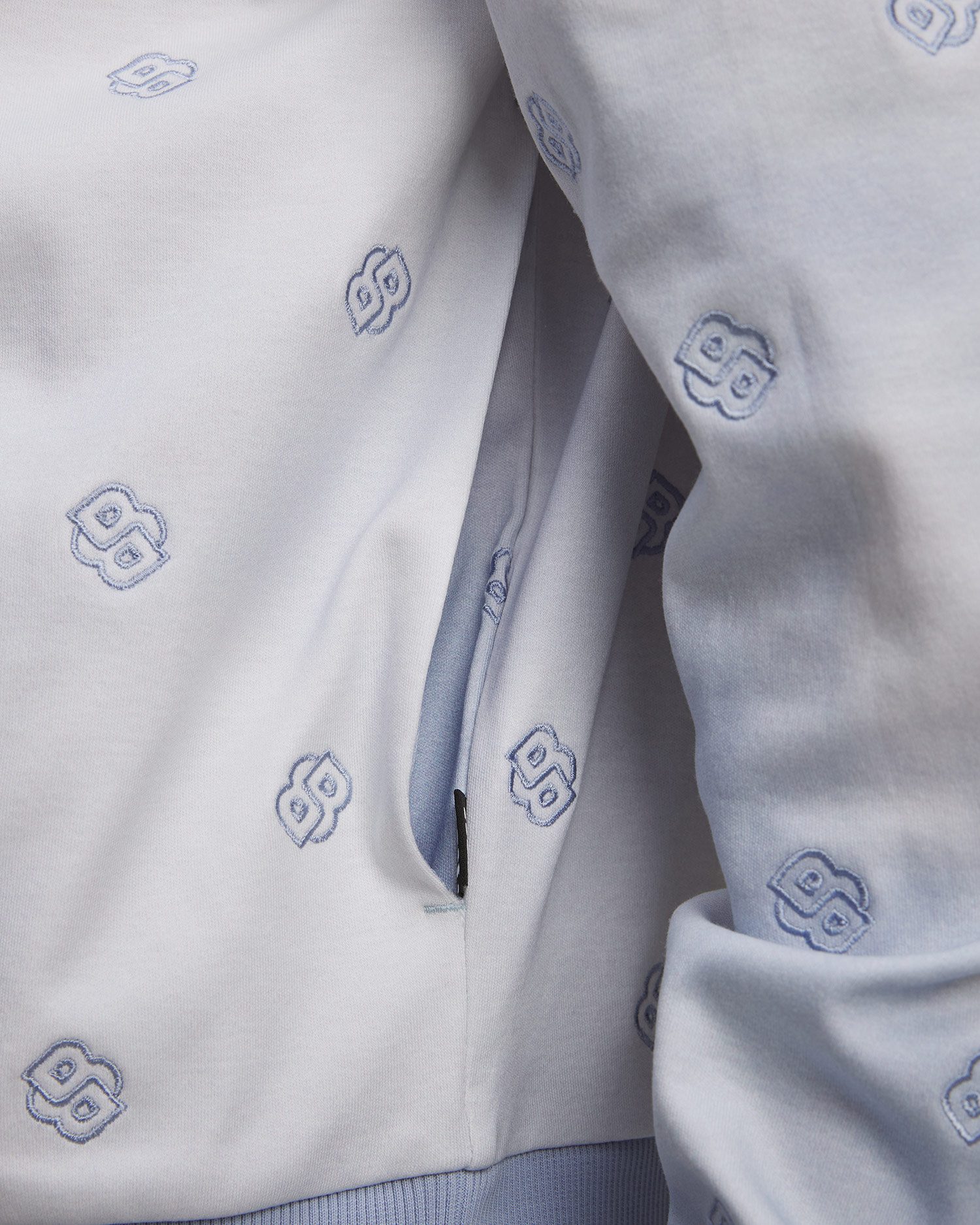 Pánská mikina Hugo Boss C Stevens ve Světle Modrém Barevném Odstínu