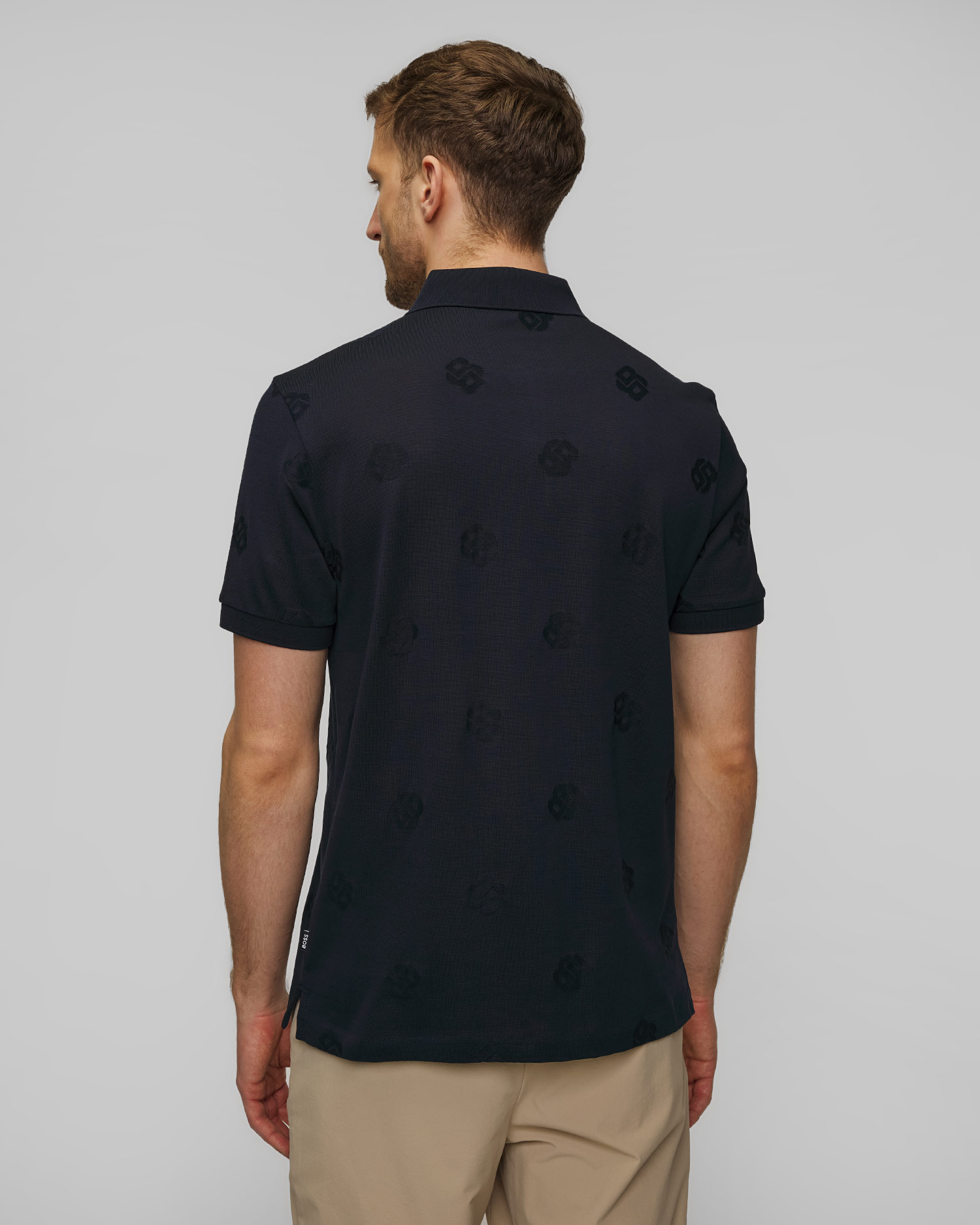 Tmavě modré pánské polo Hugo Boss C-Prout