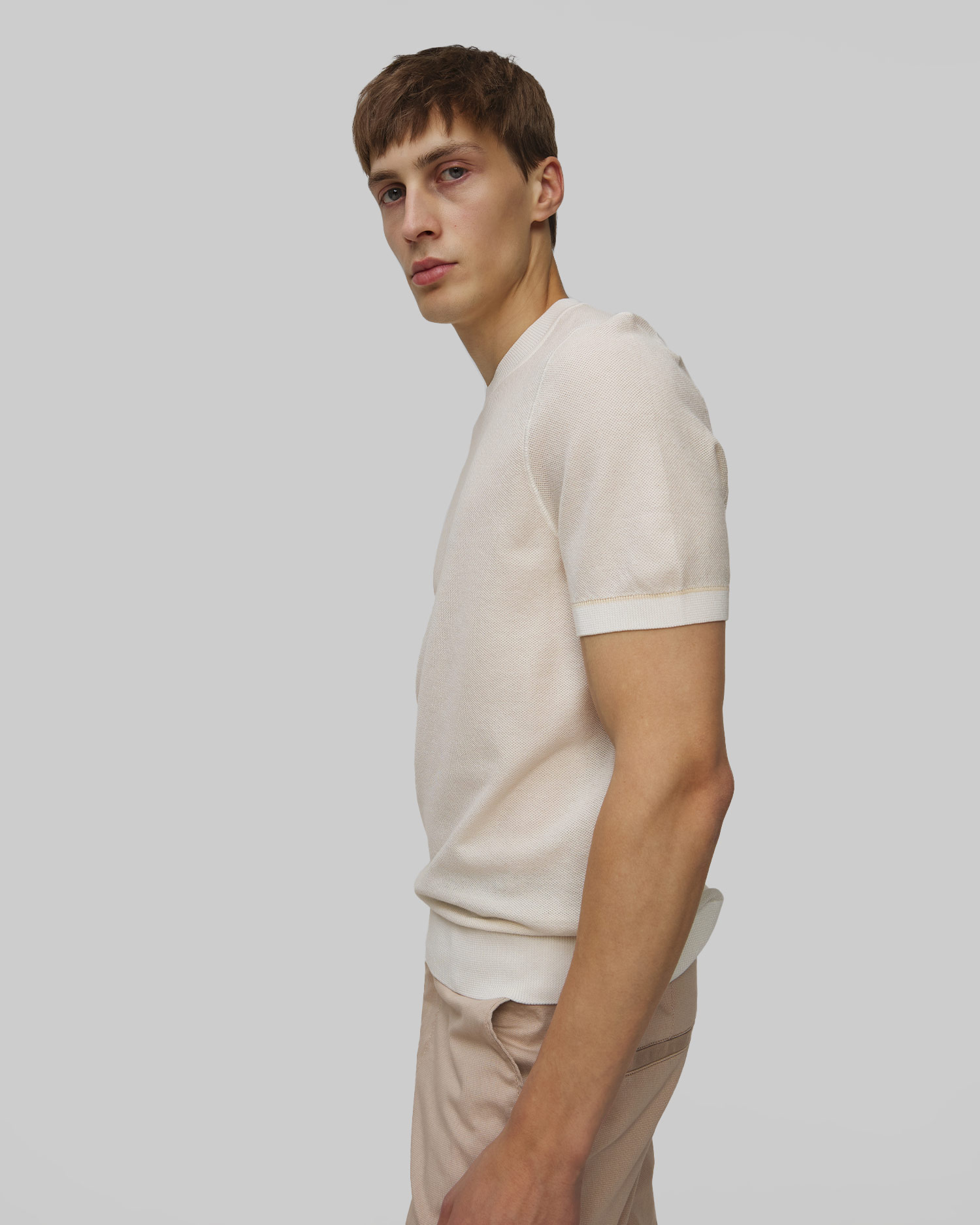 Hugo Boss Jianfranco Gestricktes Herren-T-Shirt