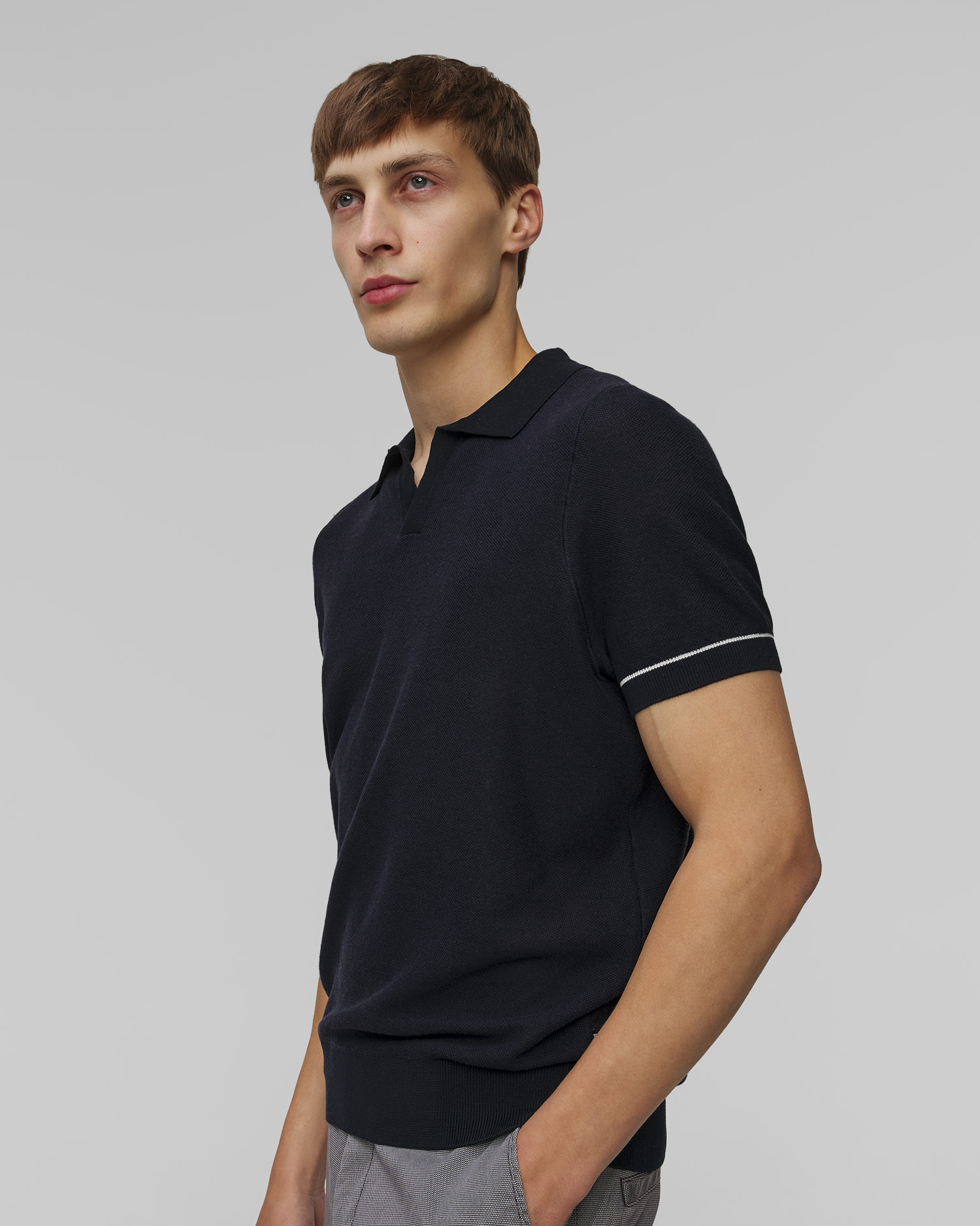 Pánské polo z úpletu Hugo Boss H-Jianluca