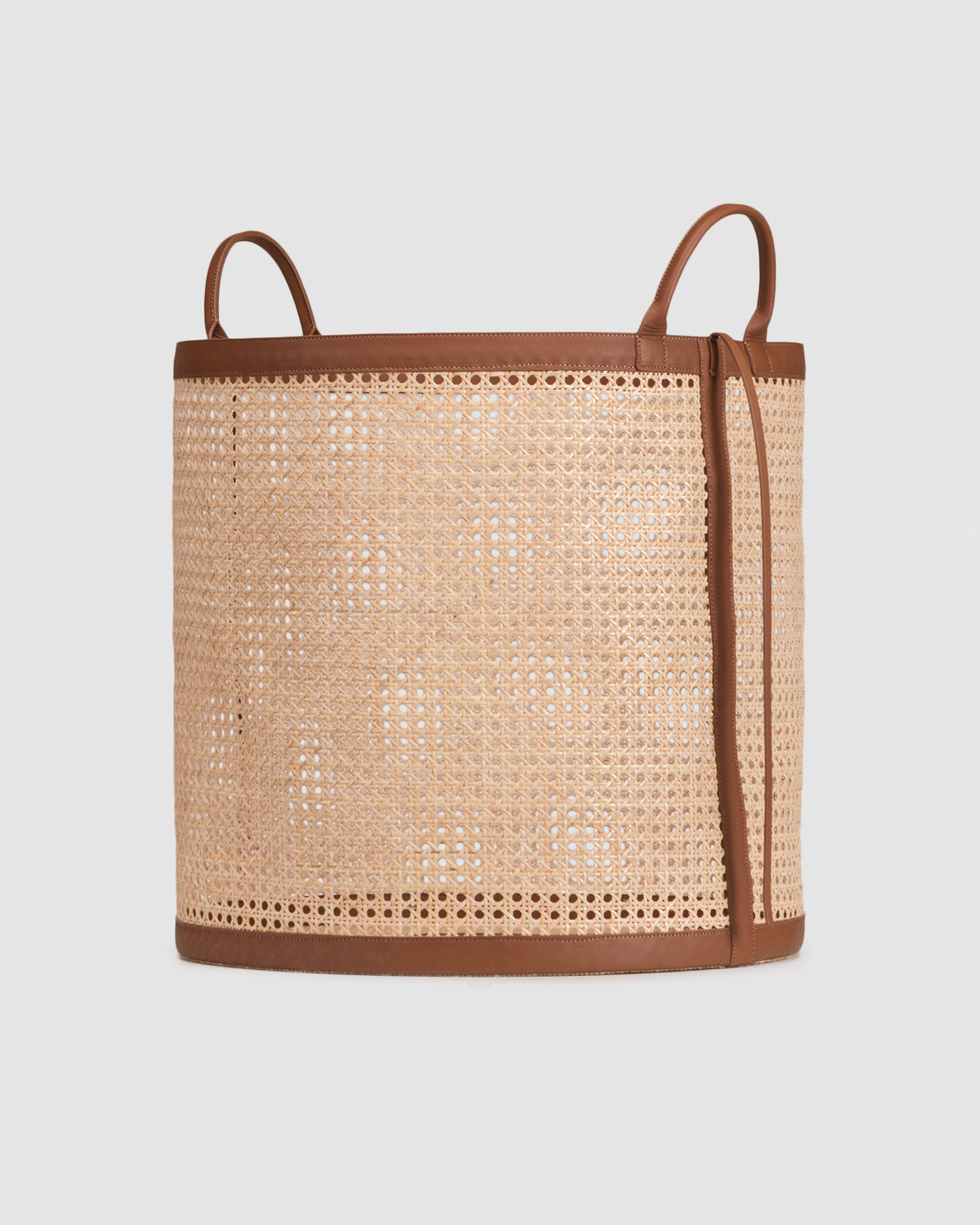 Panier décoratif viennois tressé Catarzi Munari 