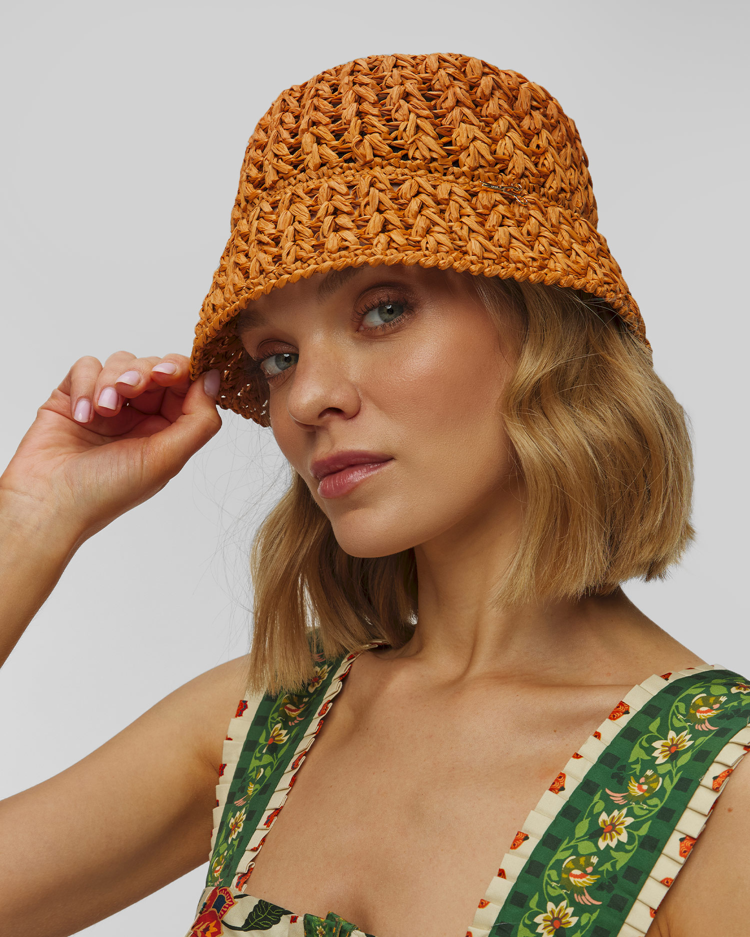 Women's woven hat Catarzi Capraia
