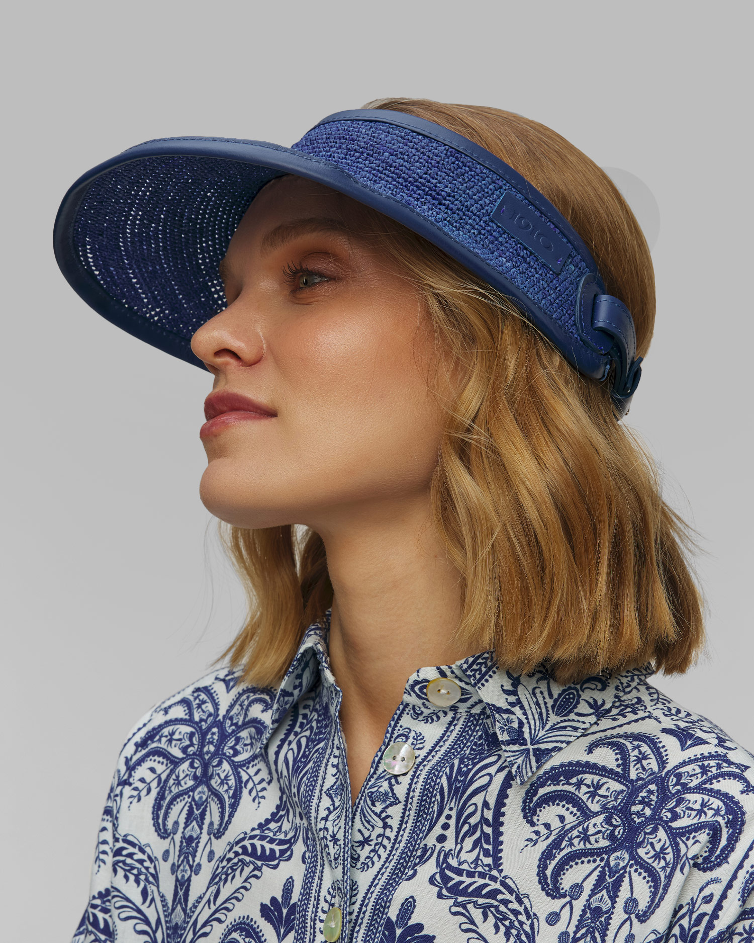 Women’s braided visor Catarzi Tavolara