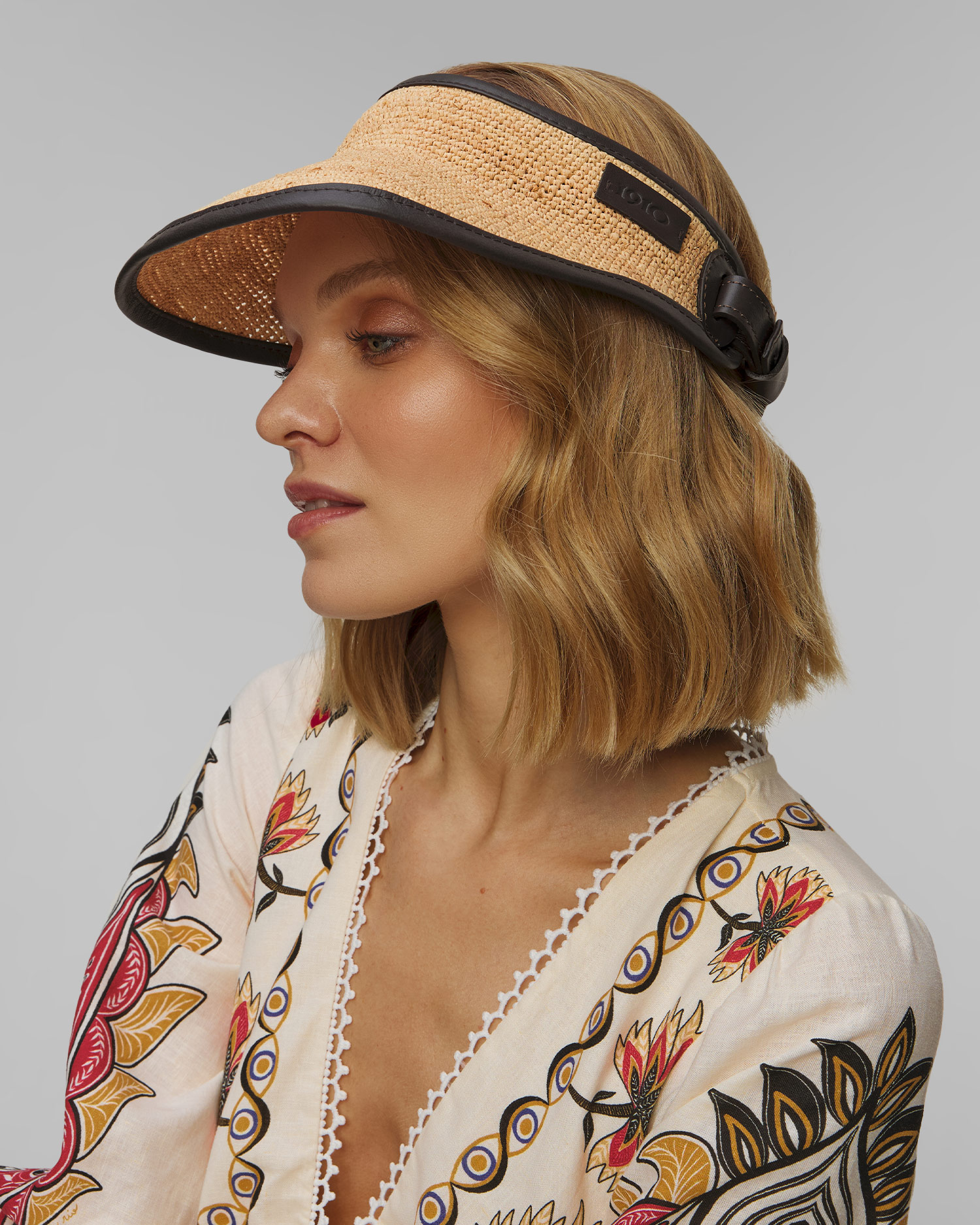 Women’s braided visor Catarzi Tavolara