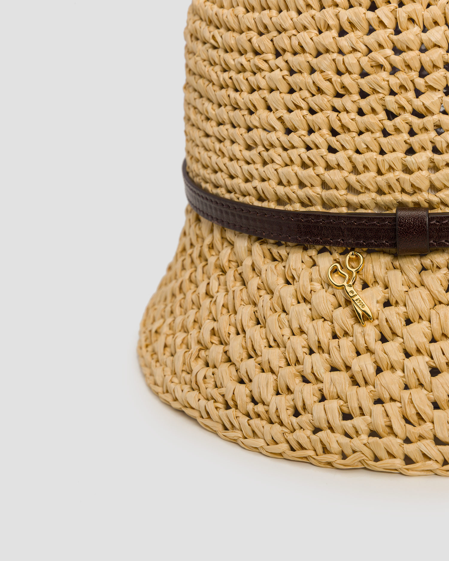 Pălărie de tip bucket împletită manual Catarzi 1910 Bali