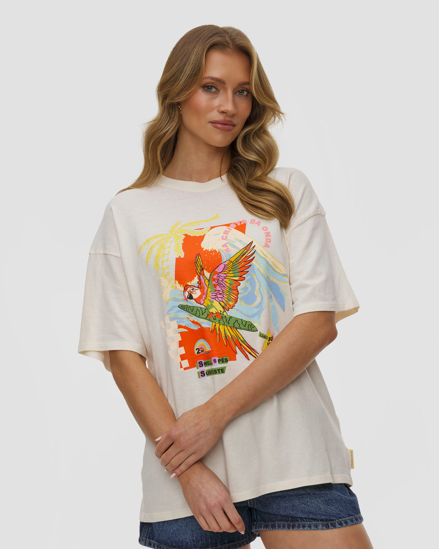 Dámske tričko Rip Curl Wave Crest Heritage Tee