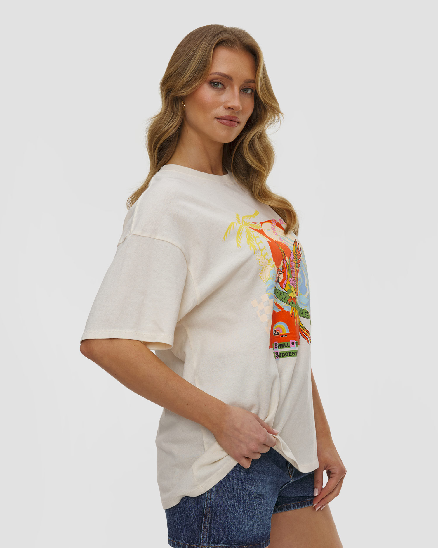 Dámske tričko Rip Curl Wave Crest Heritage Tee