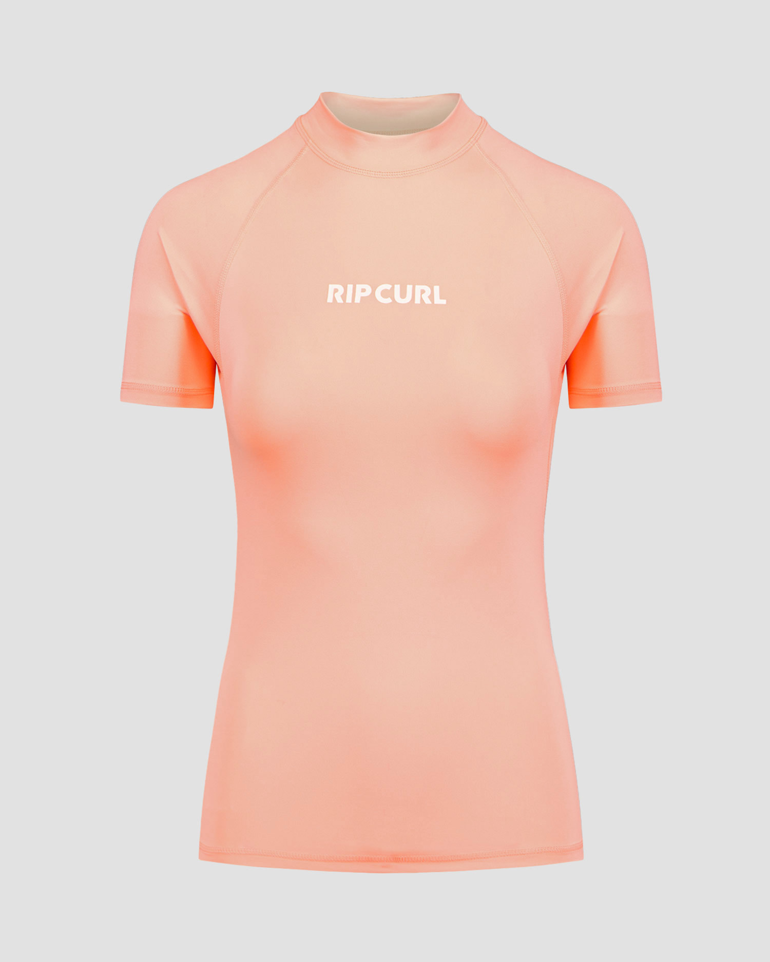 Women's orange swim shirt Rip Curl Classic Surf Ss Upf Rashguard