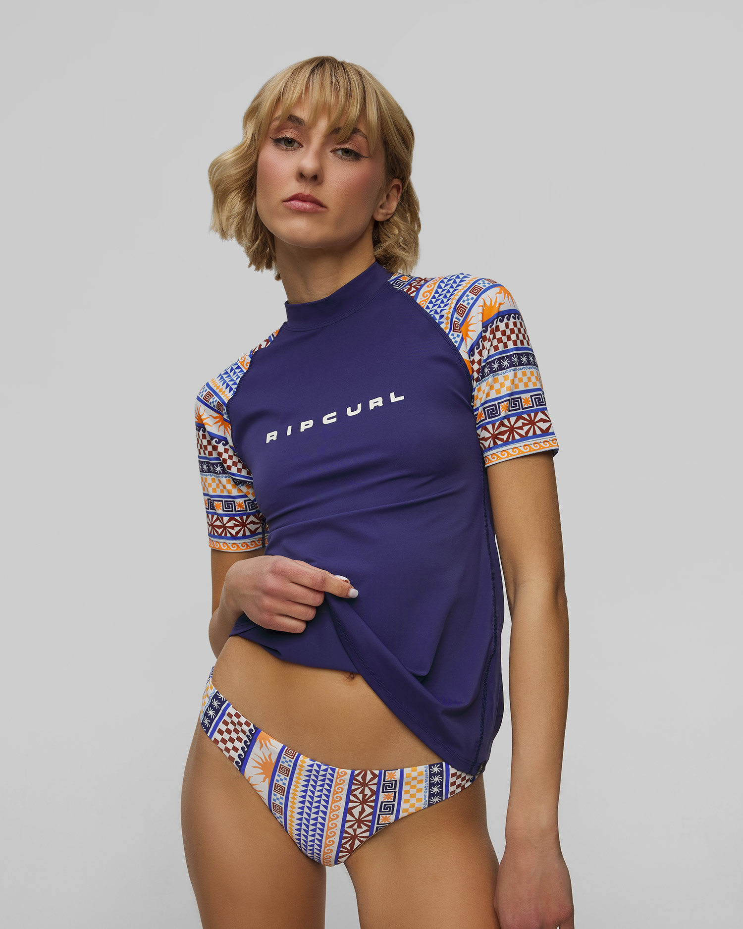 Top de înot Rip Curl San Carlos Ss Upf Top