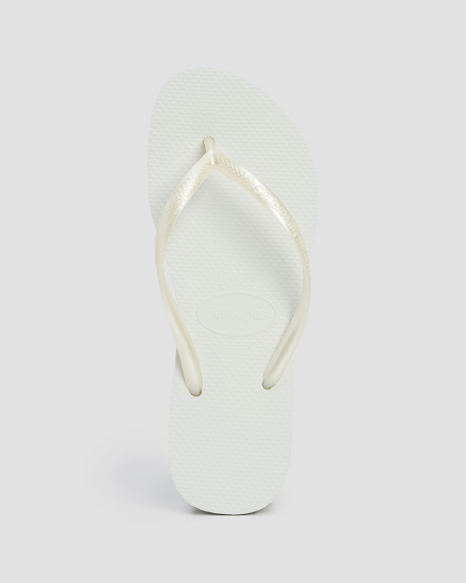 Klapki damskie Havaianas Slim białe