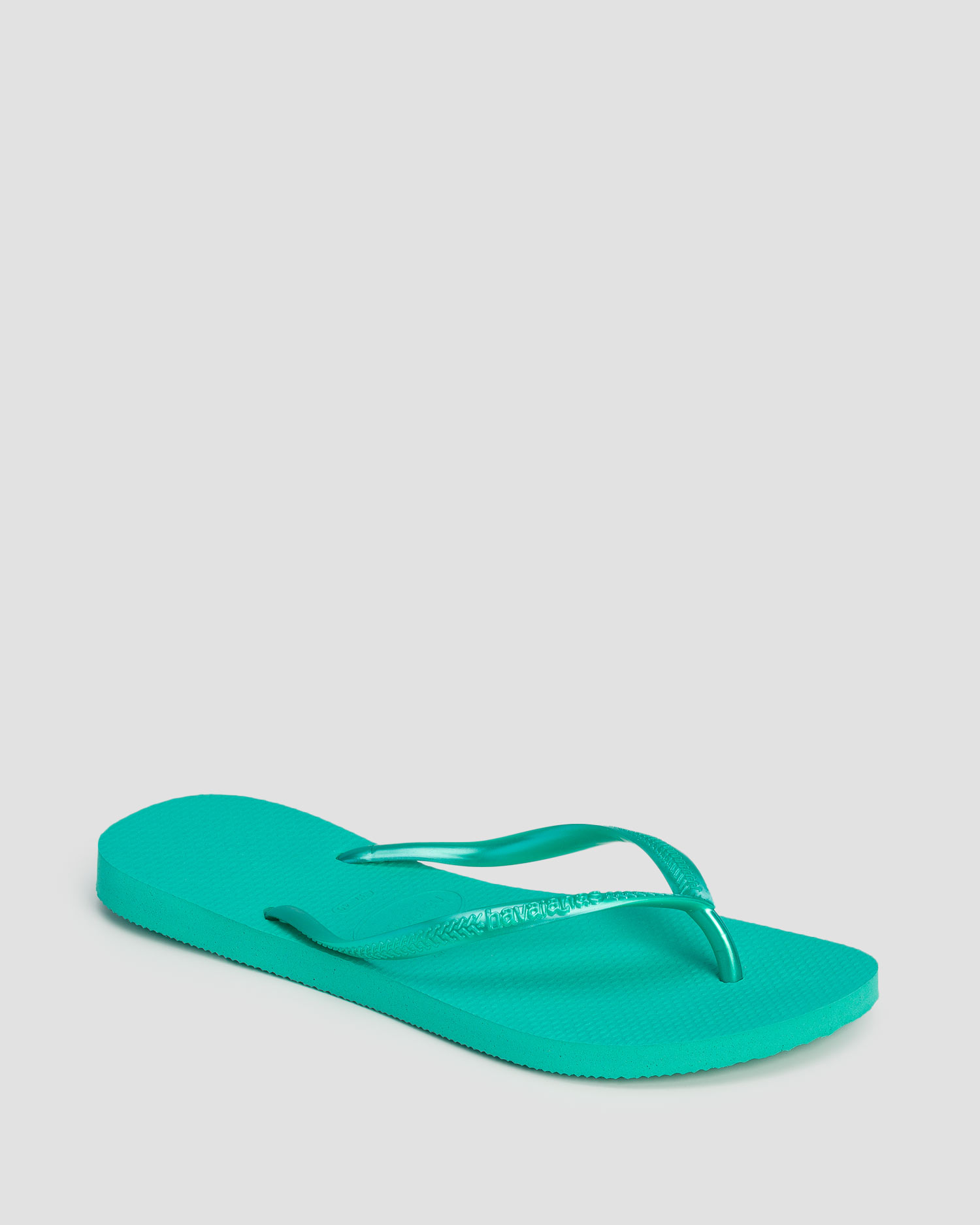 Dámské žabky Havaianas Slim v Zelené Barvě