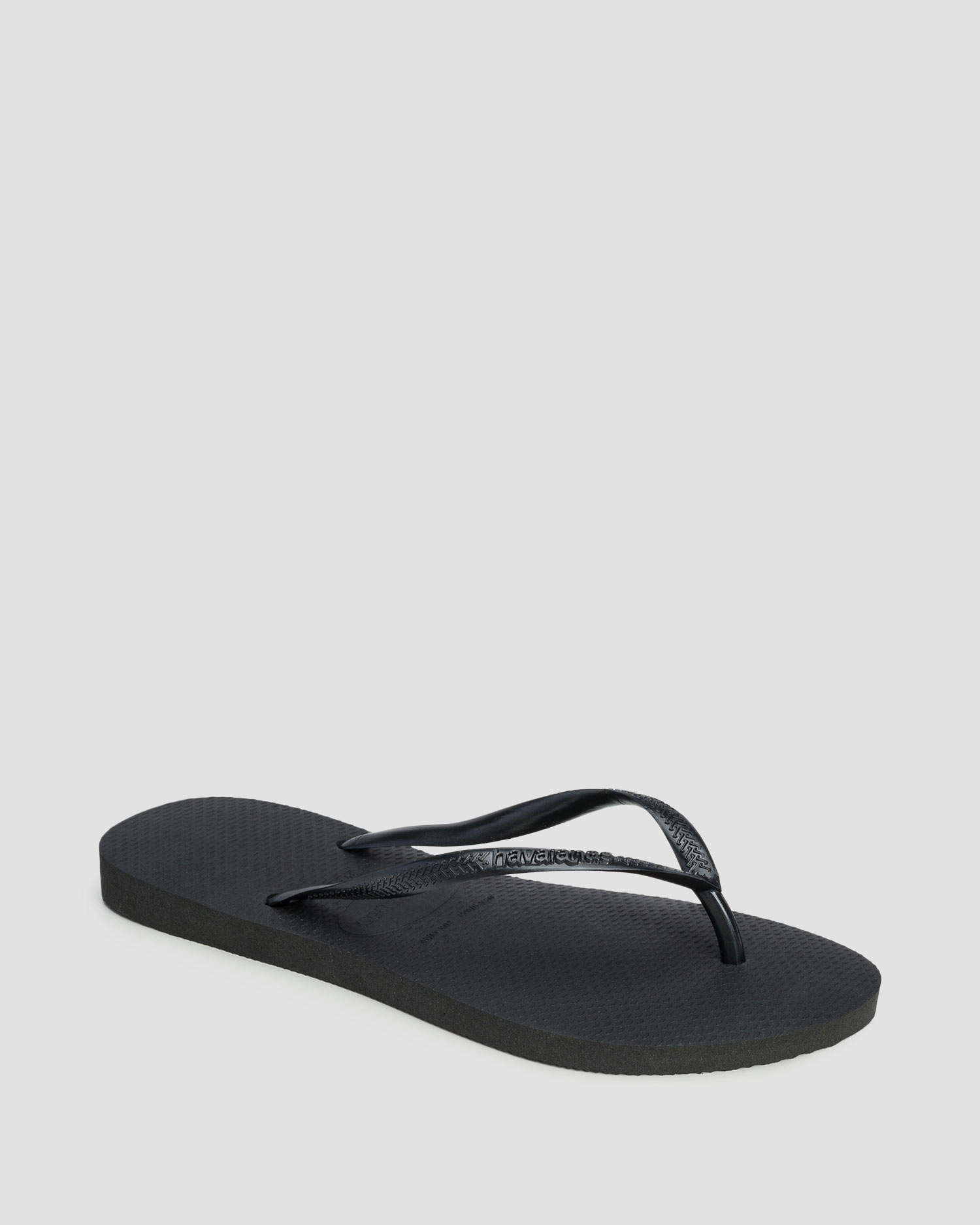 Dámské žabky Havaianas Slim v Černé Barvě