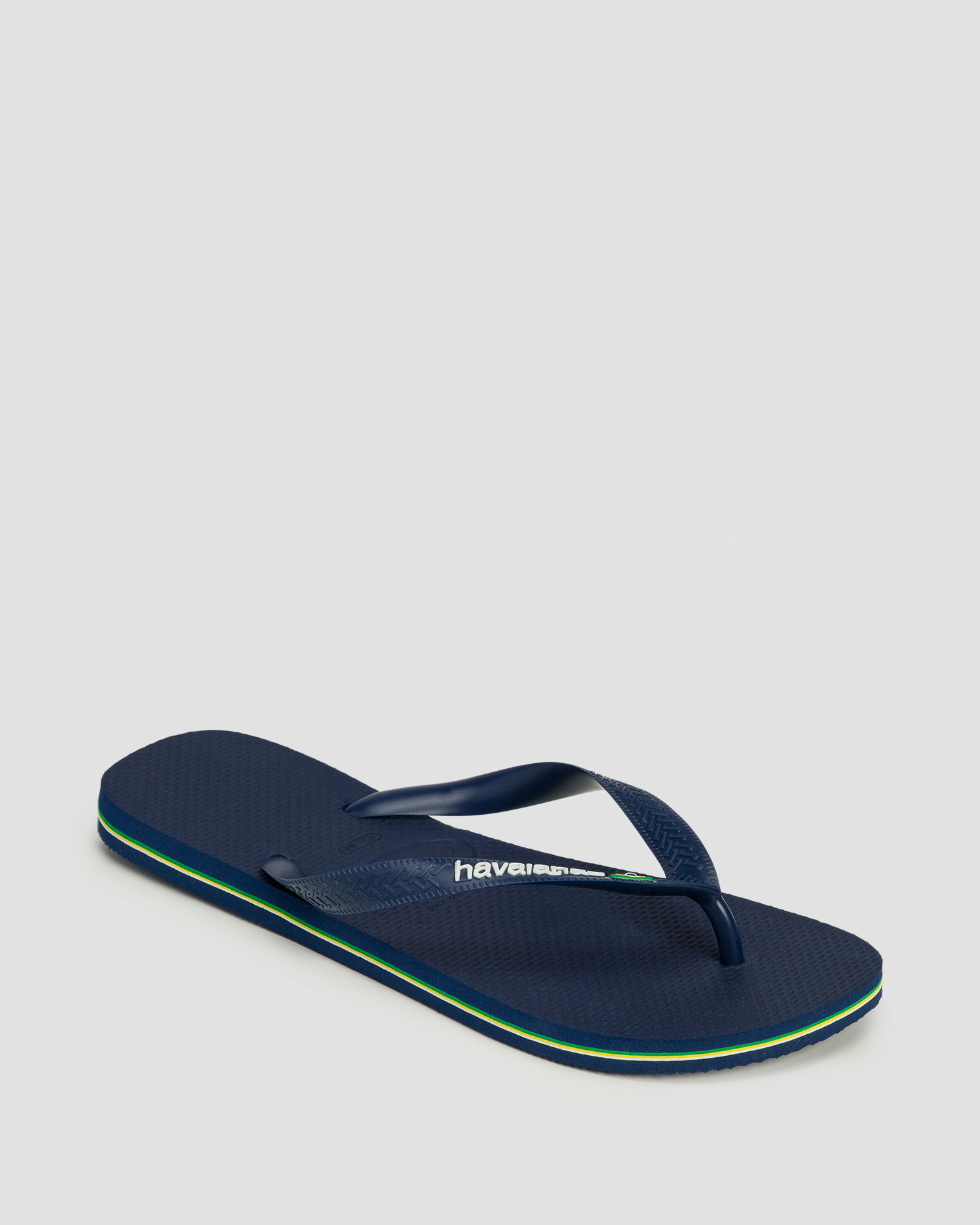 Tmavomodré žabky Havaianas Brasil Logo