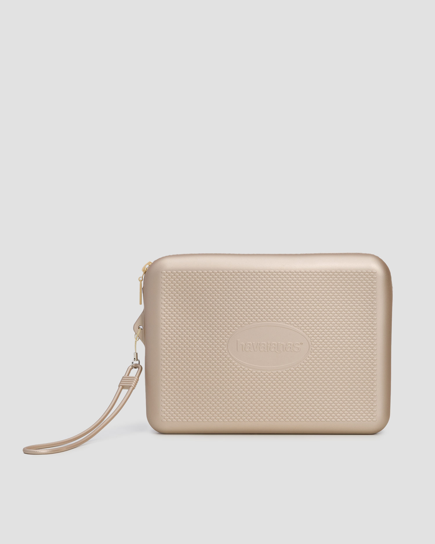Trousse de toilette dorée Havaianas Beach Necessaire Metallic