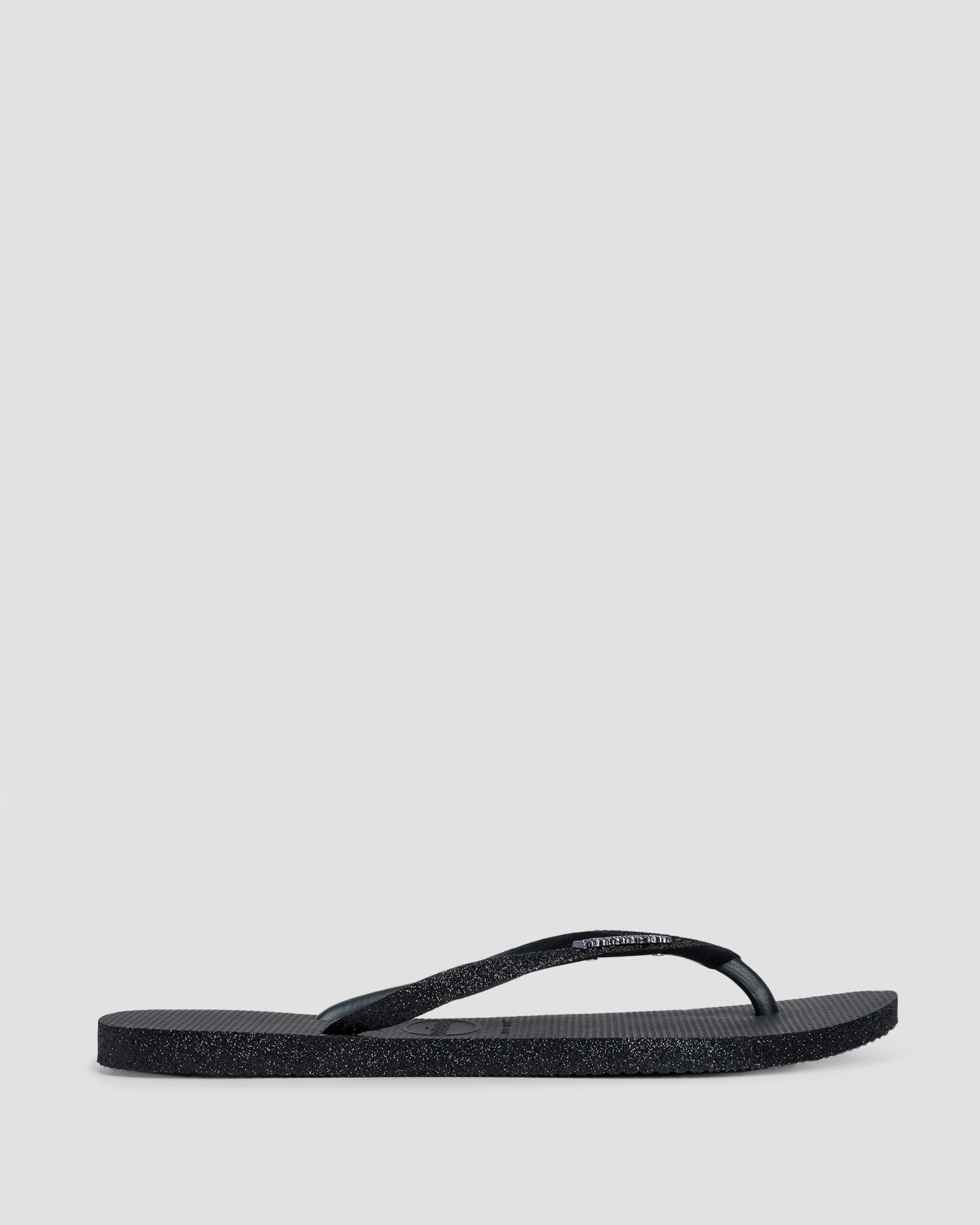 Japonki damskie Havaianas Slim Sparkle II czarne