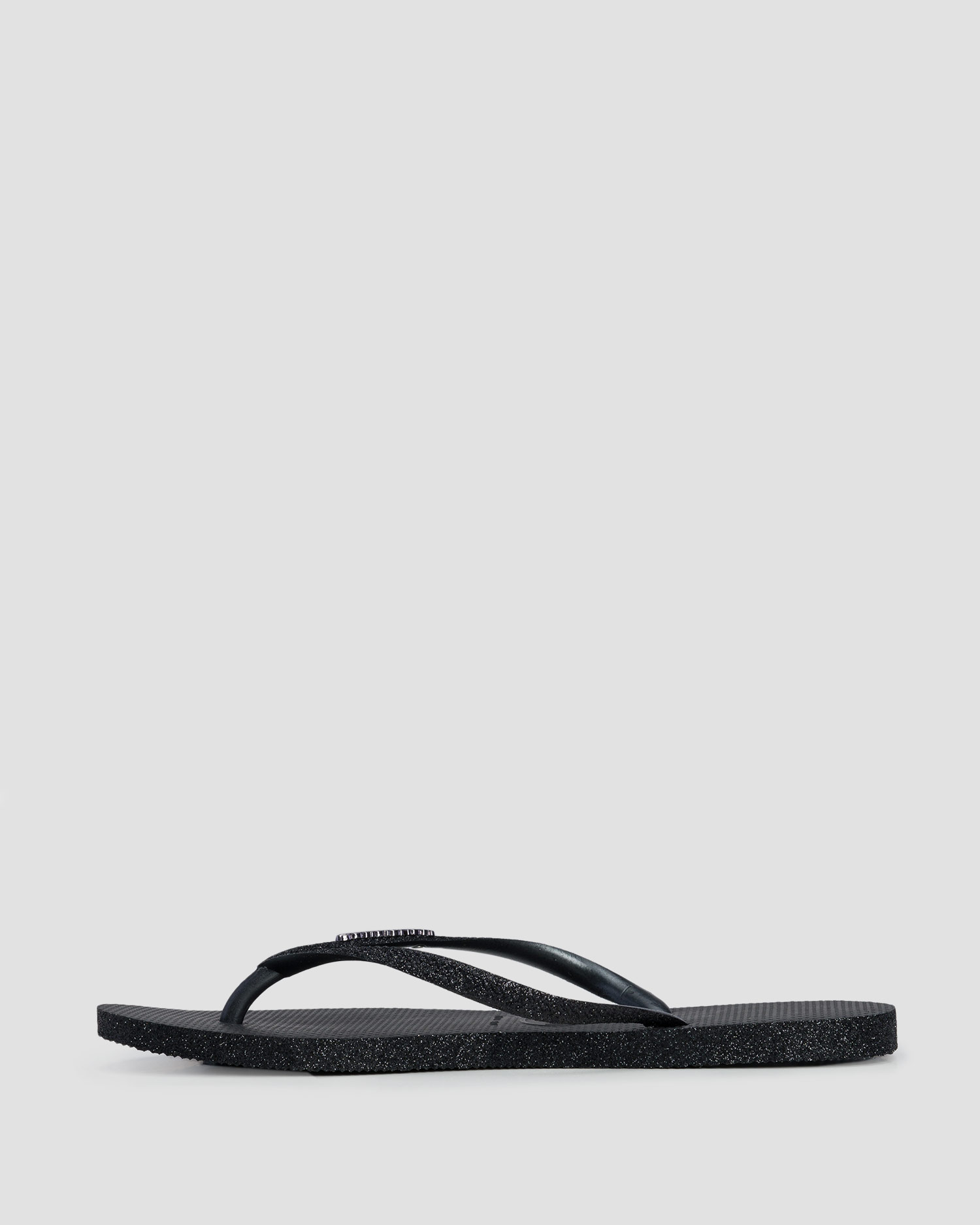 Japonki damskie Havaianas Slim Sparkle II czarne