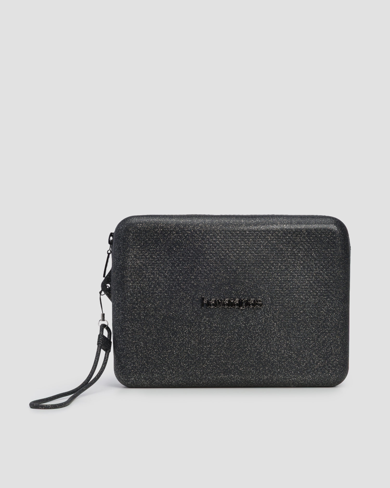 Trousse de toilette noire Havaianas Beach Necessaire Glitter, Couleur: Czarny