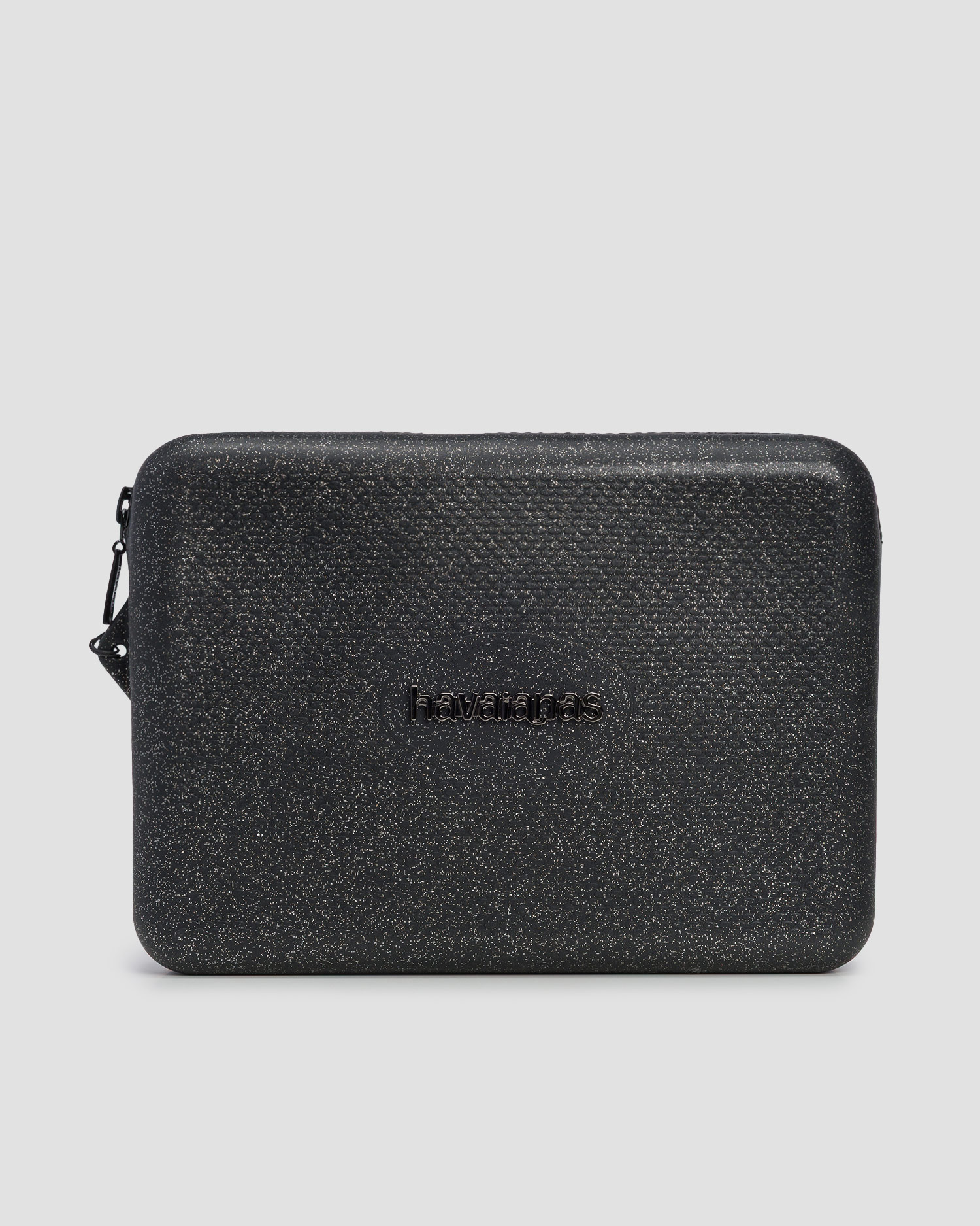 Trousse de toilette noire Havaianas Beach Necessaire Glitter